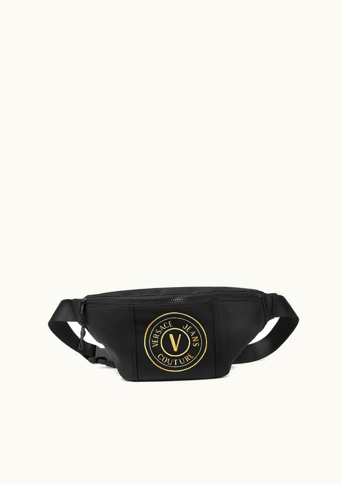 Versace Versace V-Emblem Belt Bag Black, Print