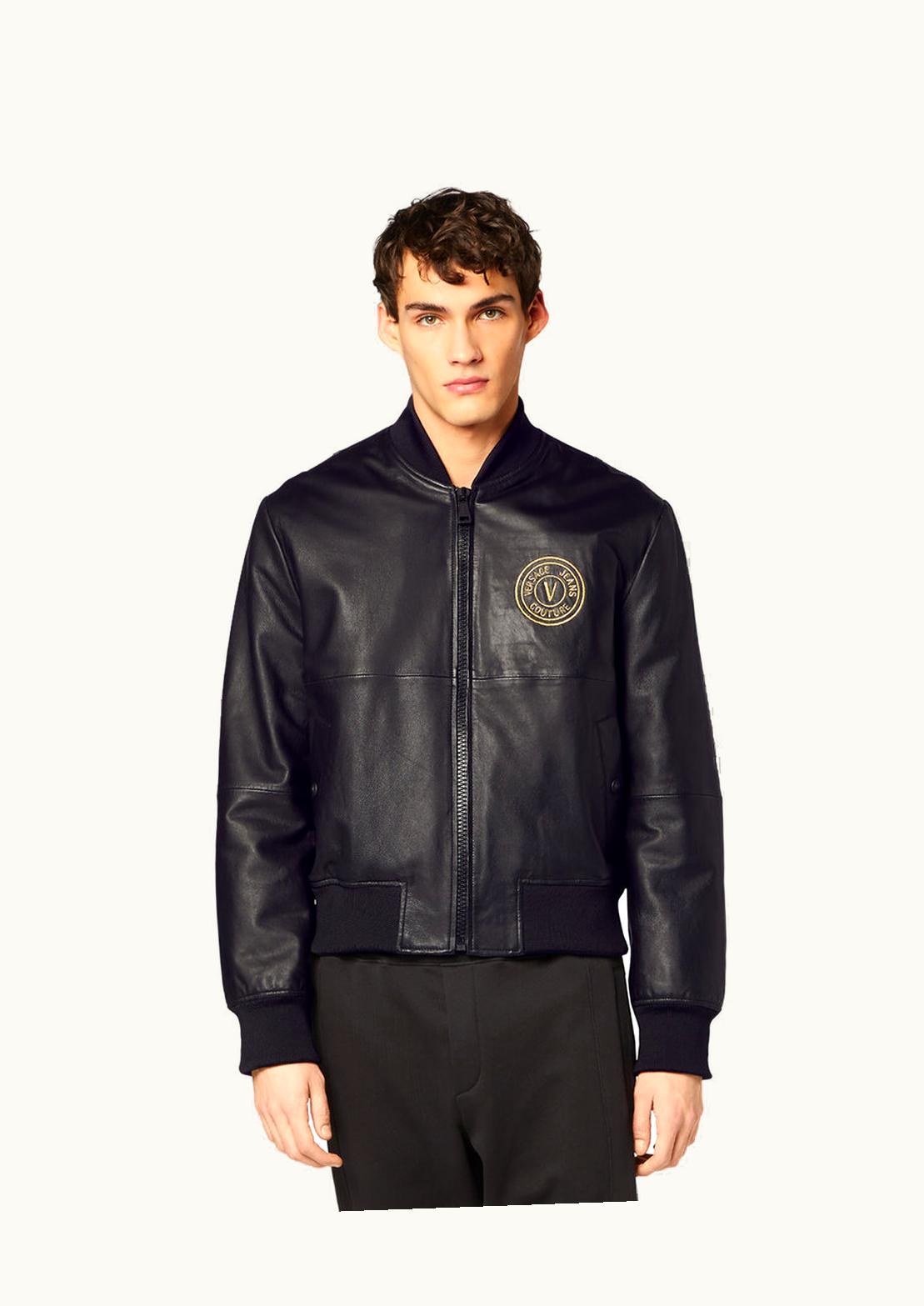 Versace Versace V-Emblem Jacket Black, Print