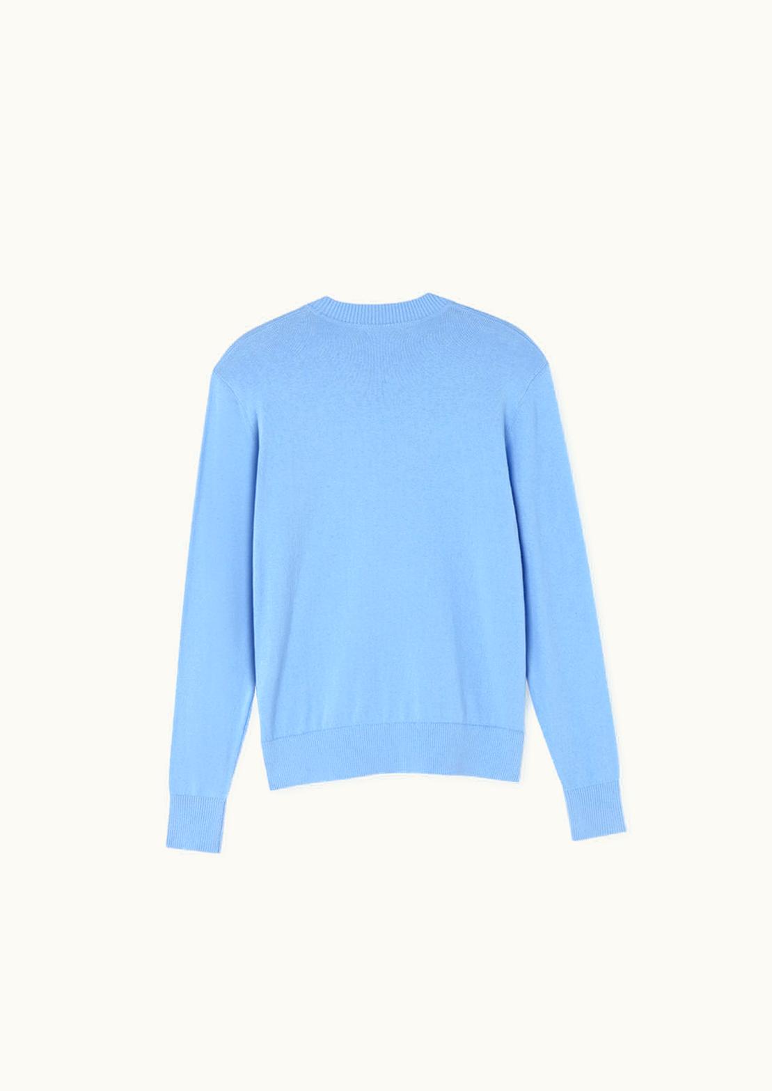 Versace Versace V-Emblem Jumper Blue, Print