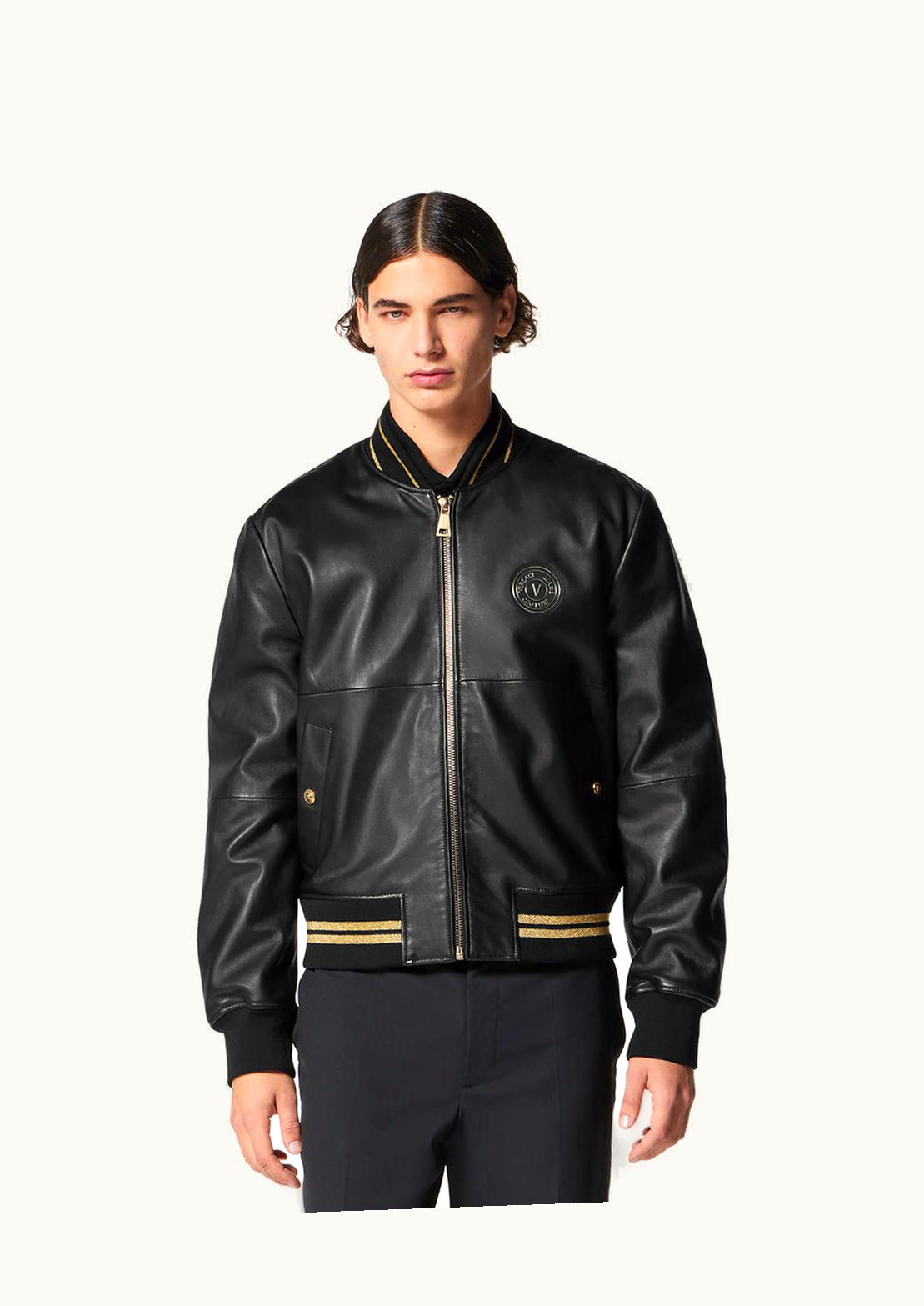 Versace Versace Emblem Logo Couture Jacket Black
