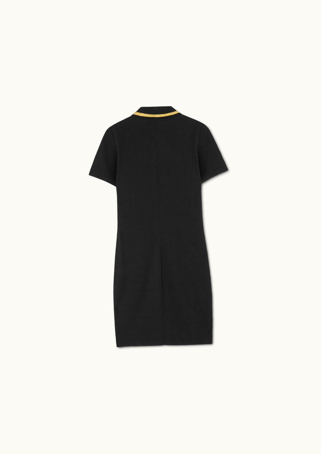 Versace Versace V-Emblem Midi Polo Dress