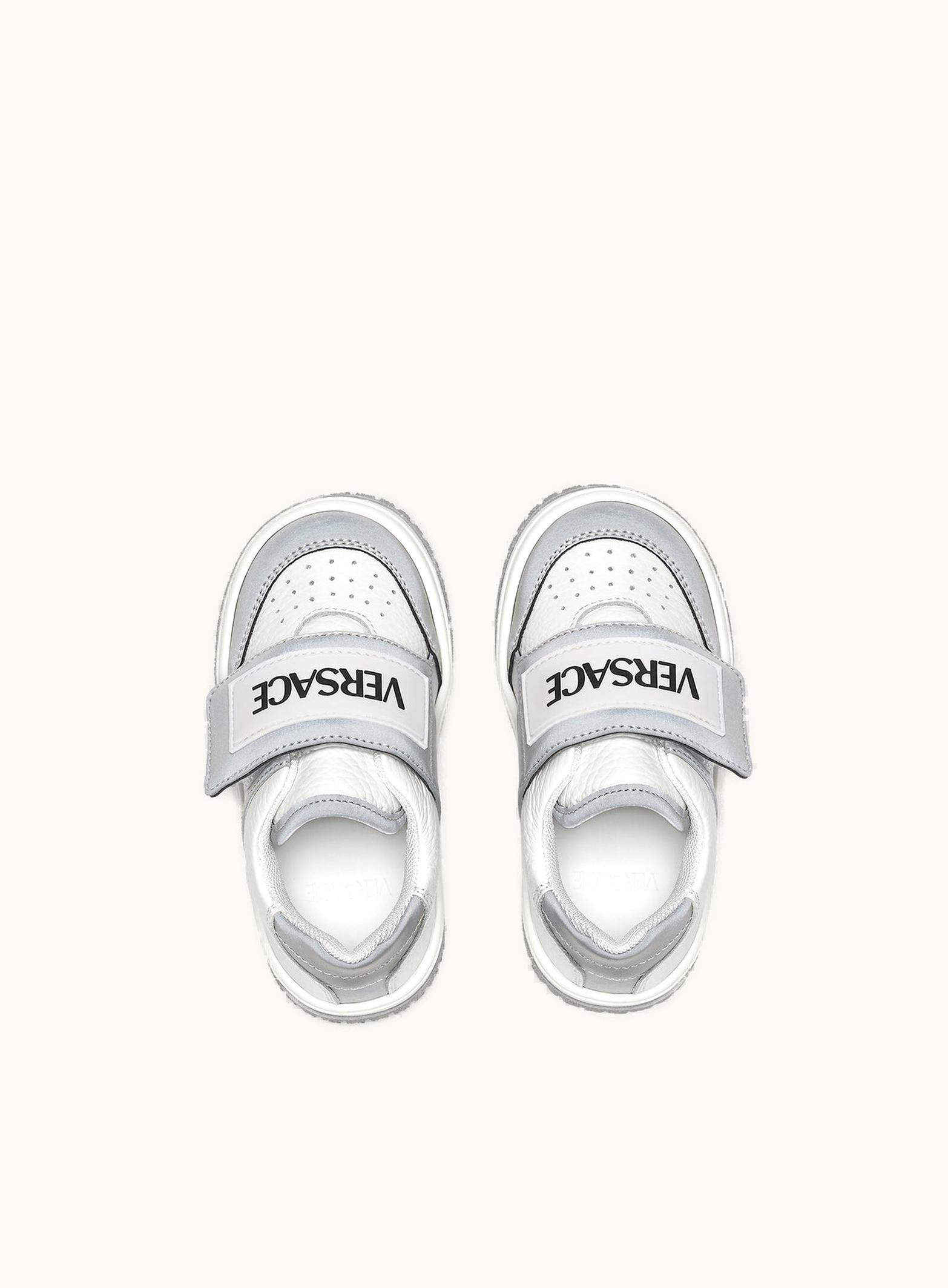 Versace Versace Logo Baby Trainers Gray