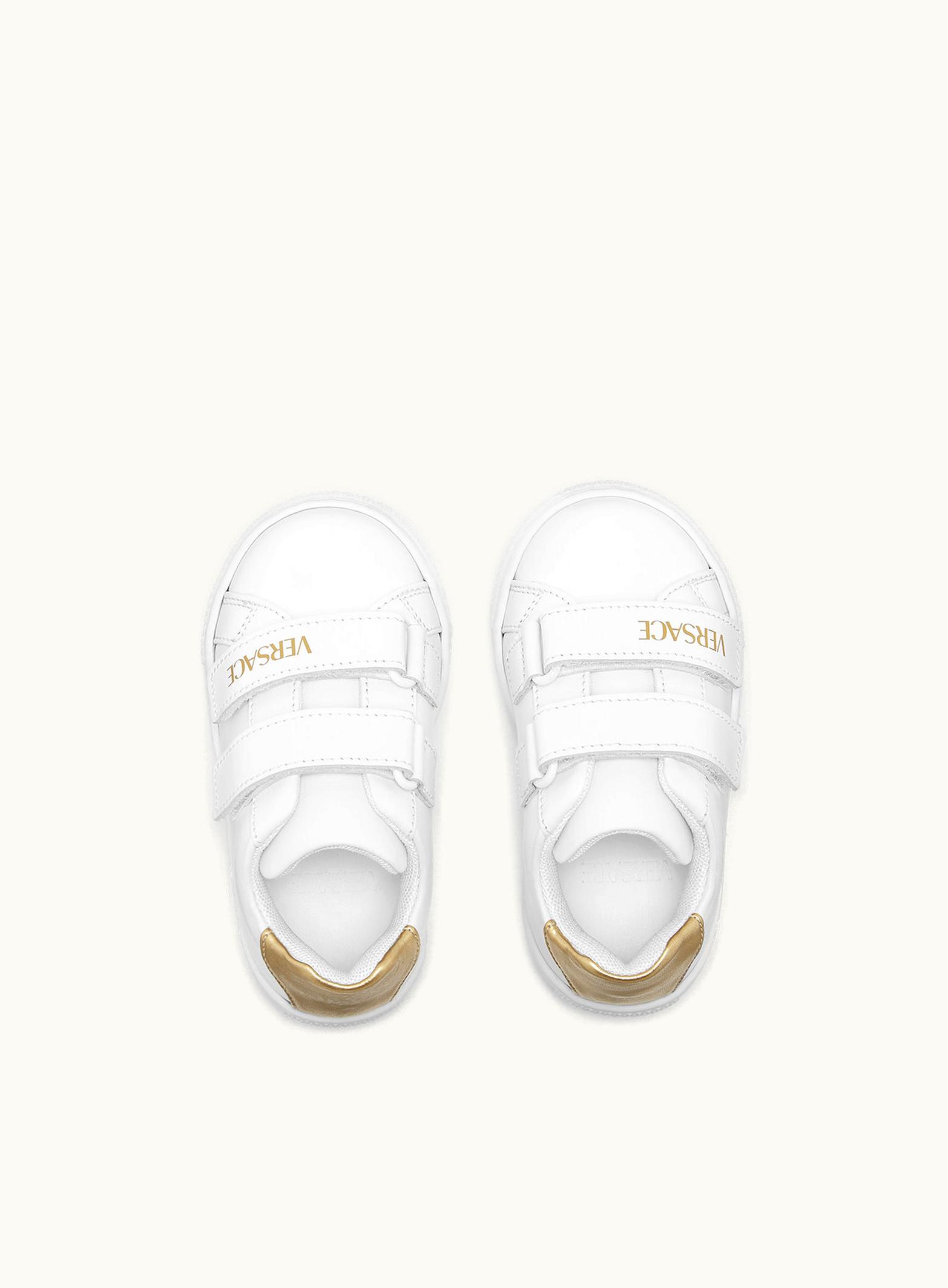 Versace Versace Logo Baby Trainers Low-Top White