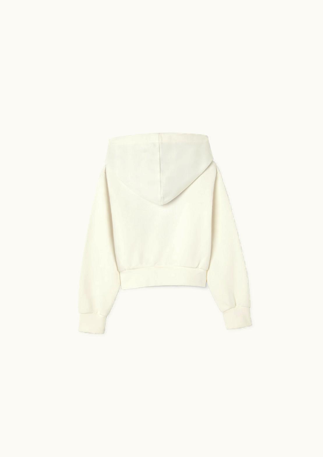 Versace Versace Logo Kids Hoodie White, Print