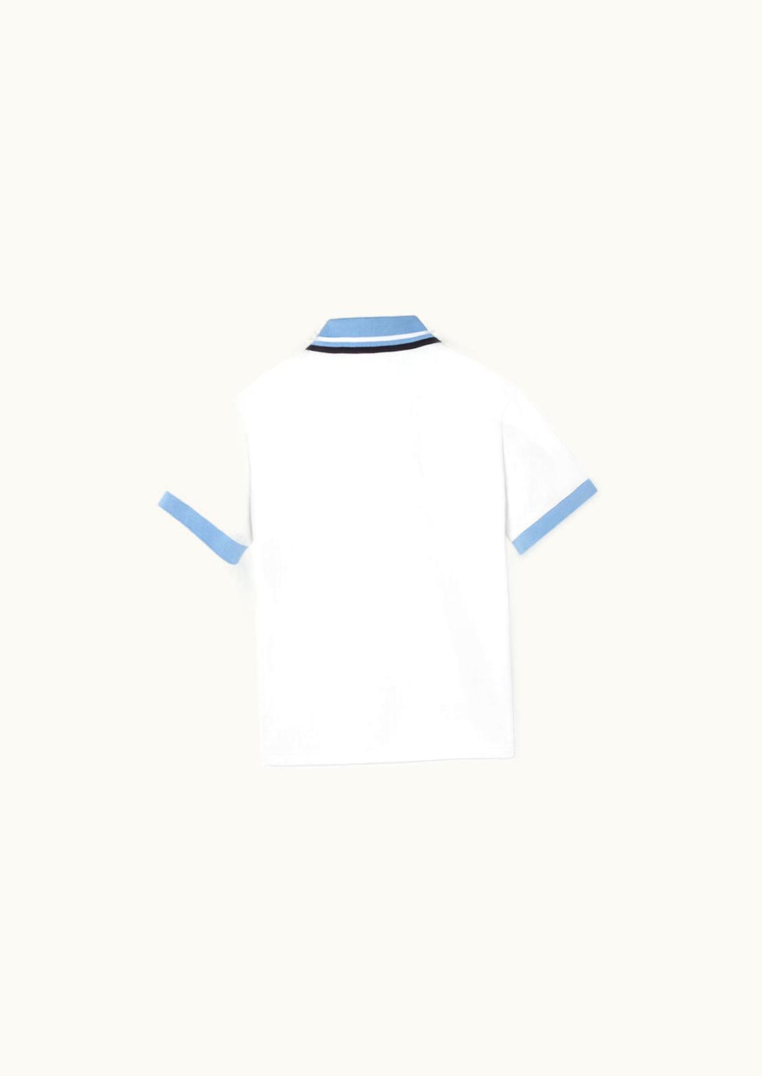 Versace Versace Logo Kids Polo Shirt Blue, White