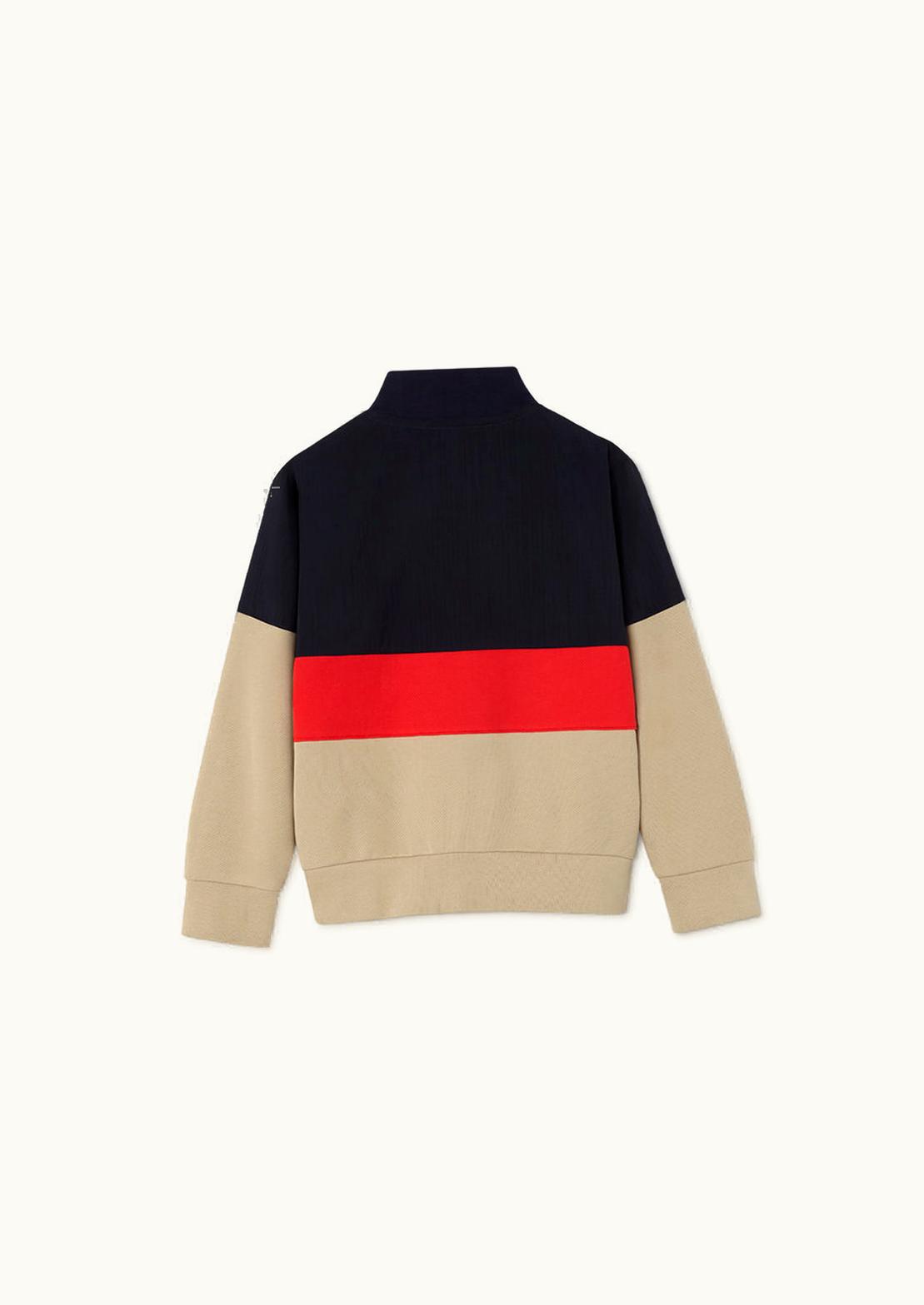 Versace Versace Mock Neck Kids Sweatshirt Black, Beige