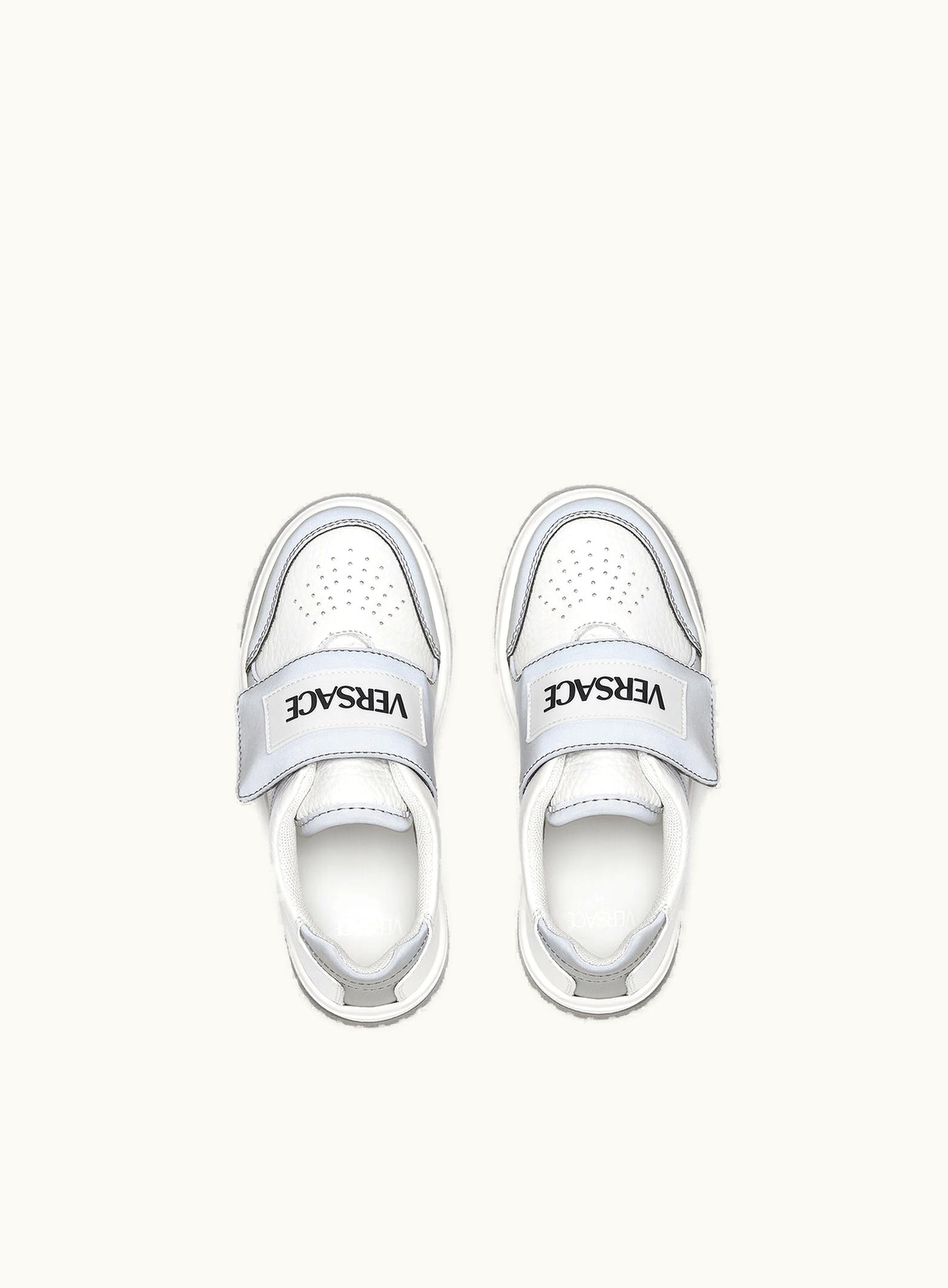 Versace Versace Logo Kids Trainers Gray