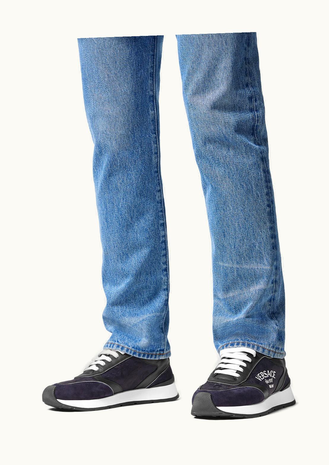 Versace Versace Milano Runner Trainers Blue