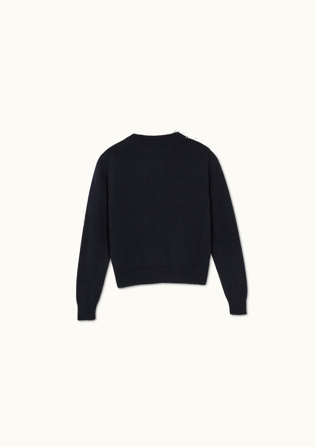 Versace Versace Nautical Logo Kids Jumper Blue