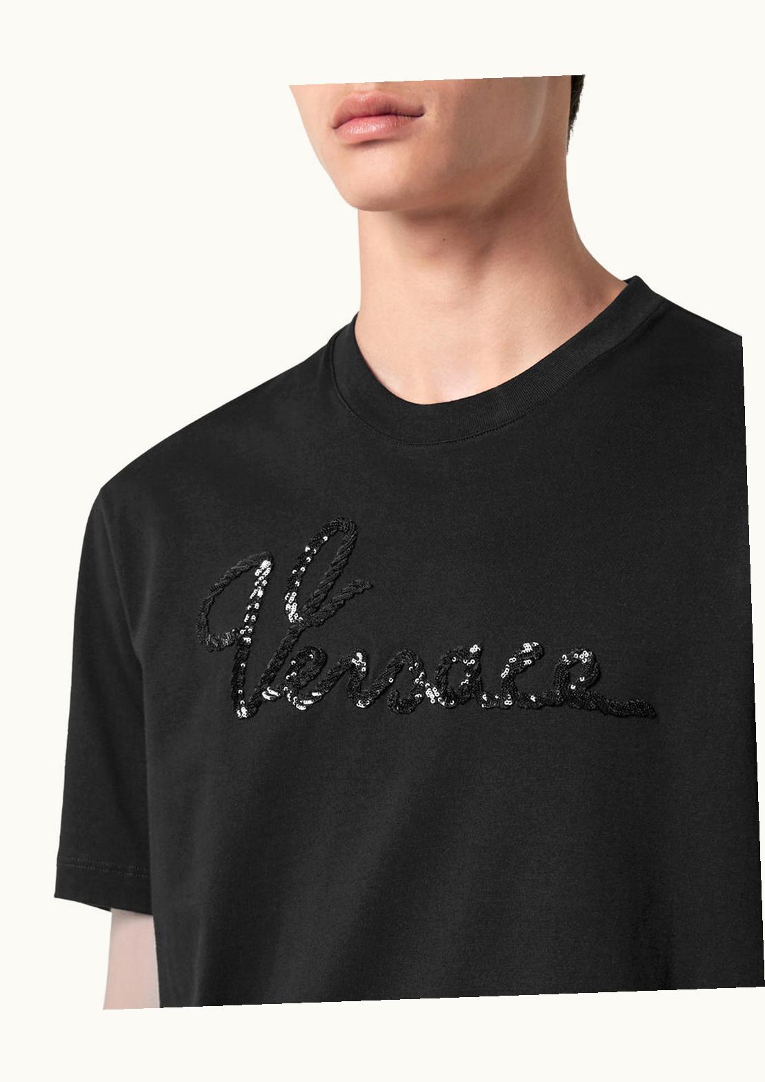 Versace Versace Nautical Logo T-Shirt Black