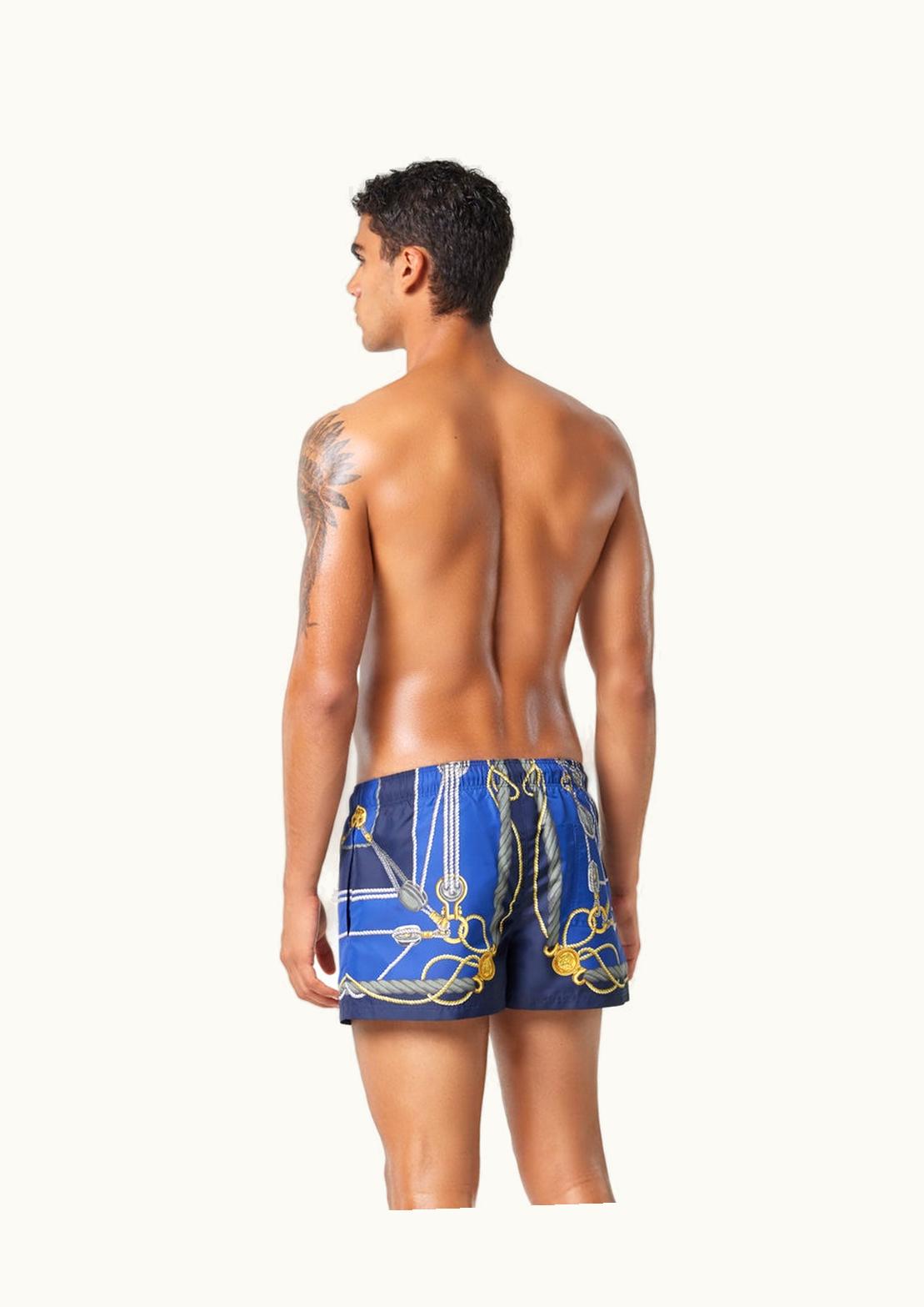 Versace Versace Heritage Nautical Swim Shorts Blue