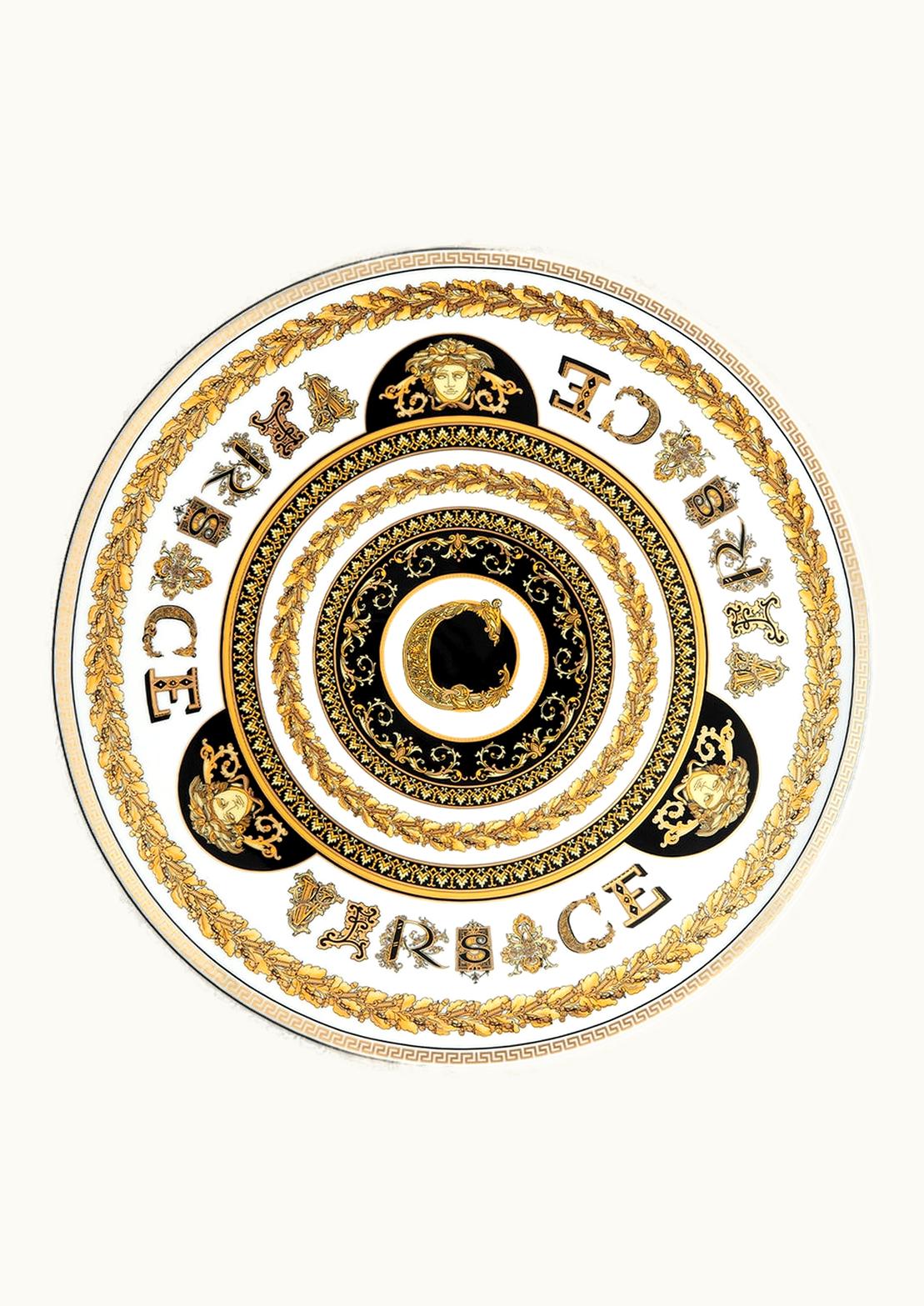Versace Versace Virtus Alphabet C Charger Plate 33 CM Print