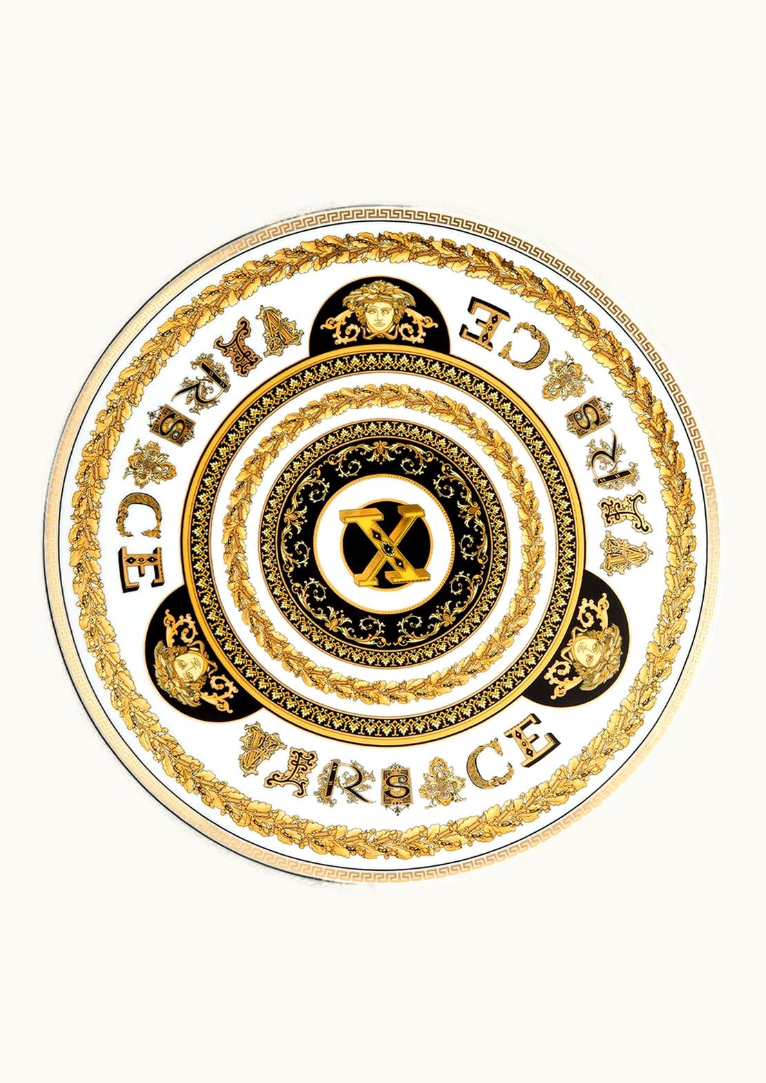 Versace Versace Virtus Alphabet X Charger Plate 33 CM Print