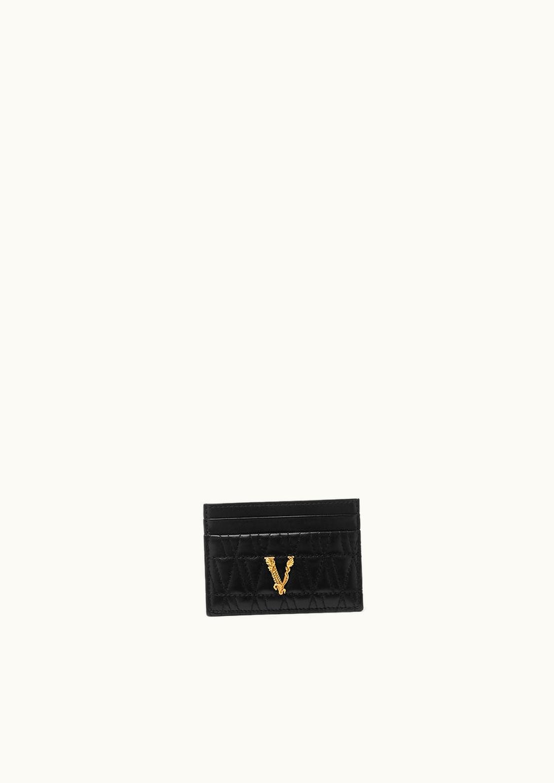 Versace Versace Virtus Card Holder Black, Gold