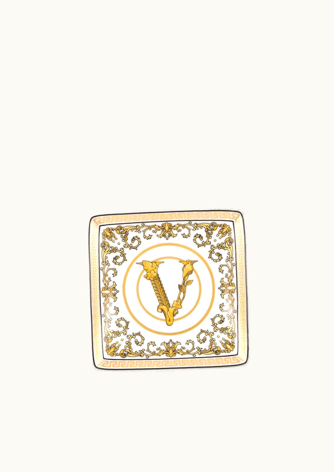Versace Versace Virtus Gala Square Plate 12 CM Print