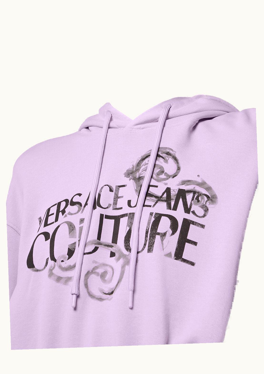 Versace Versace Watercolour Couture Logo Hoodie