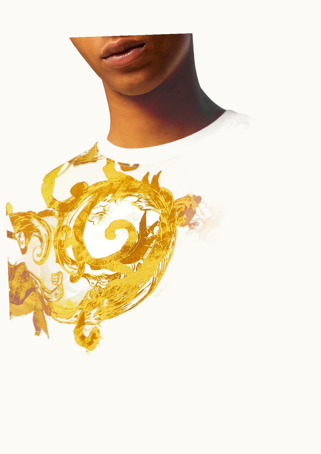 Versace Versace Watercolour Couture T-Shirt White, Print