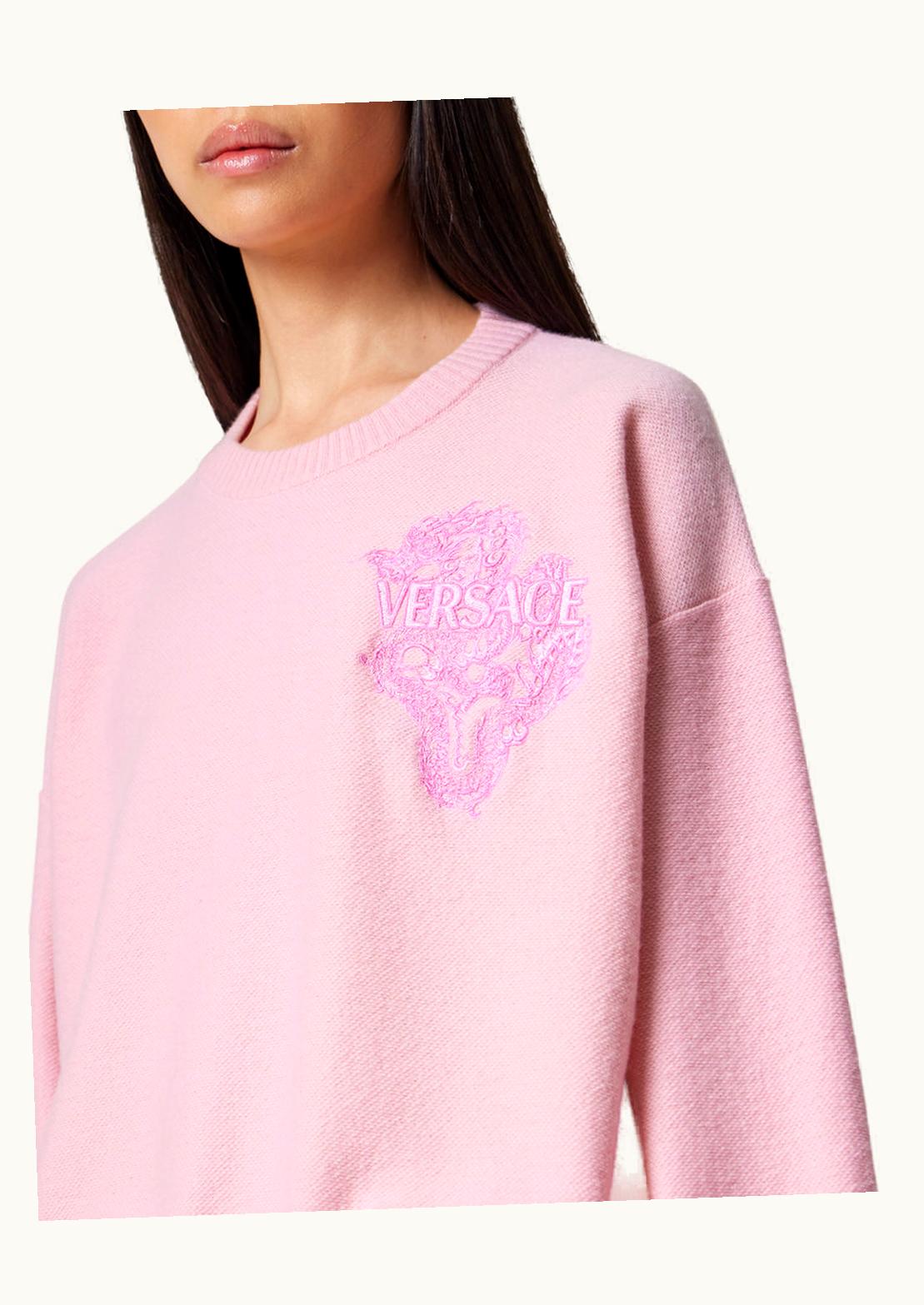 Versace Versace Year Of The Dragon Jumper Pink