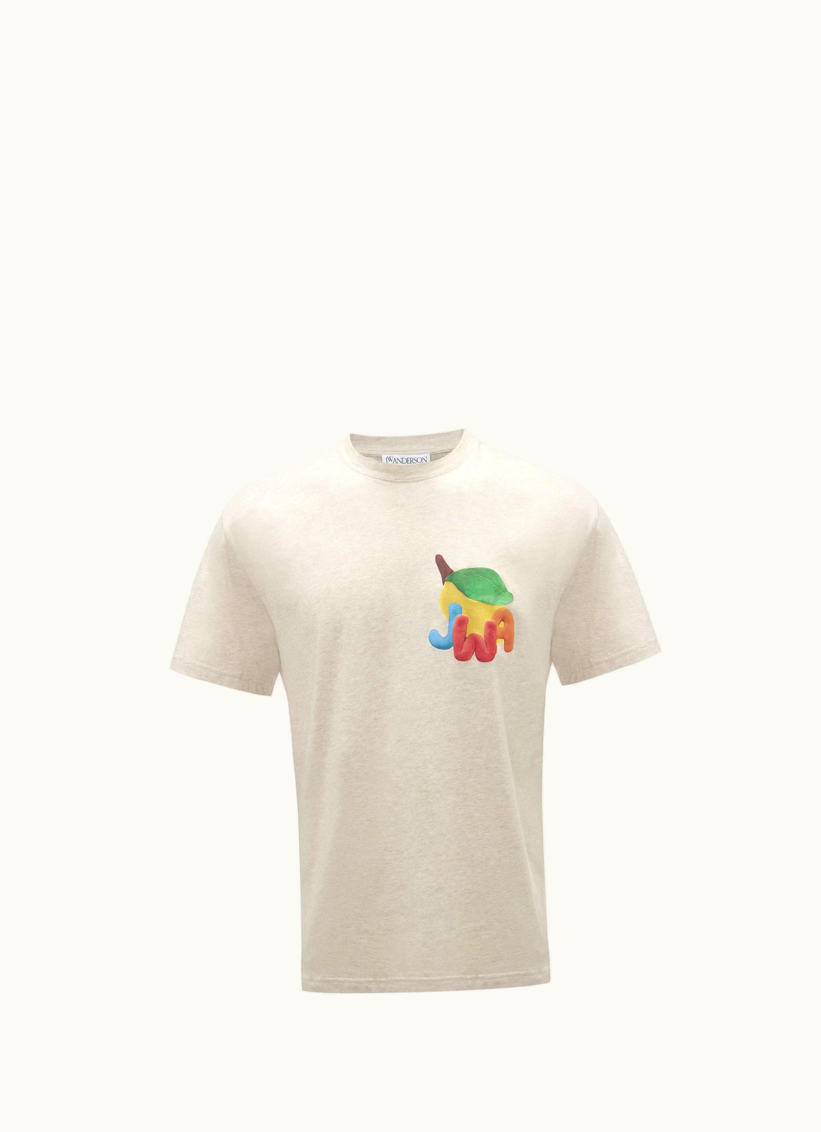 JW Anderson JW Anderson JWA Lemon Print T-SHIRT In Neutrals