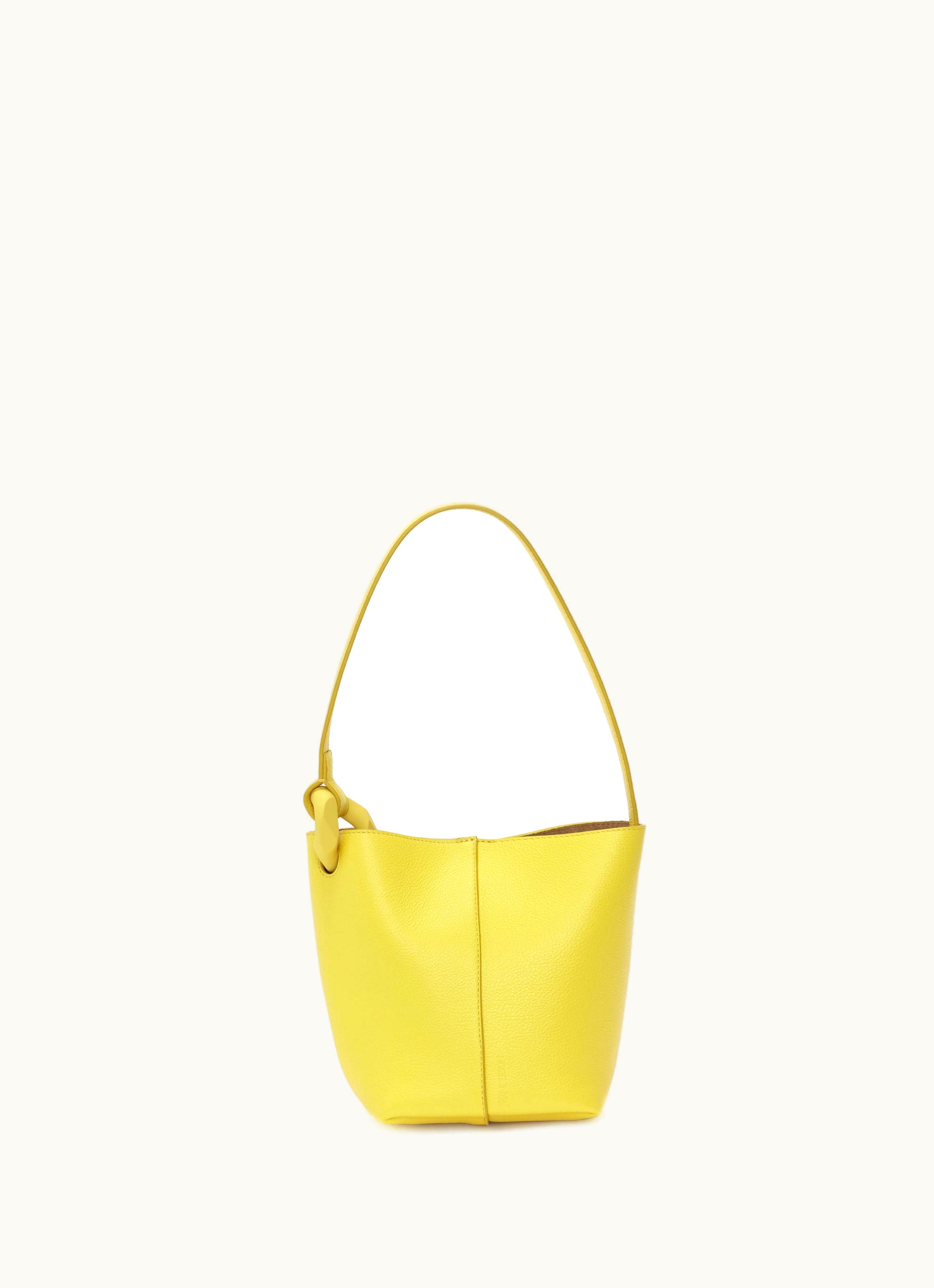 JW Anderson JW Anderson JWA Corner Bag - Leather Bucket Bag In Yellow