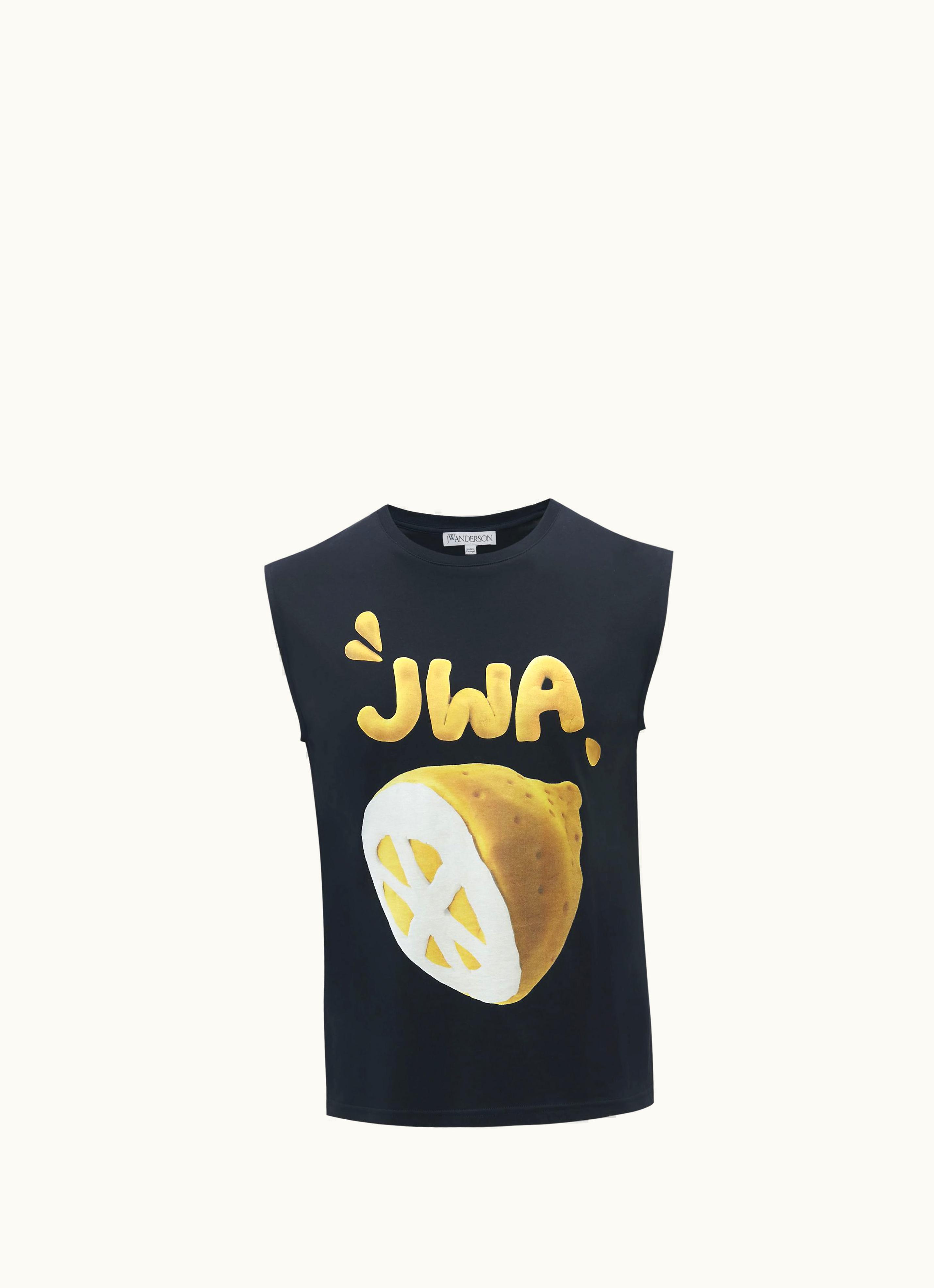 JW Anderson JW Anderson JWA Lemon Print Tank Top In Blue