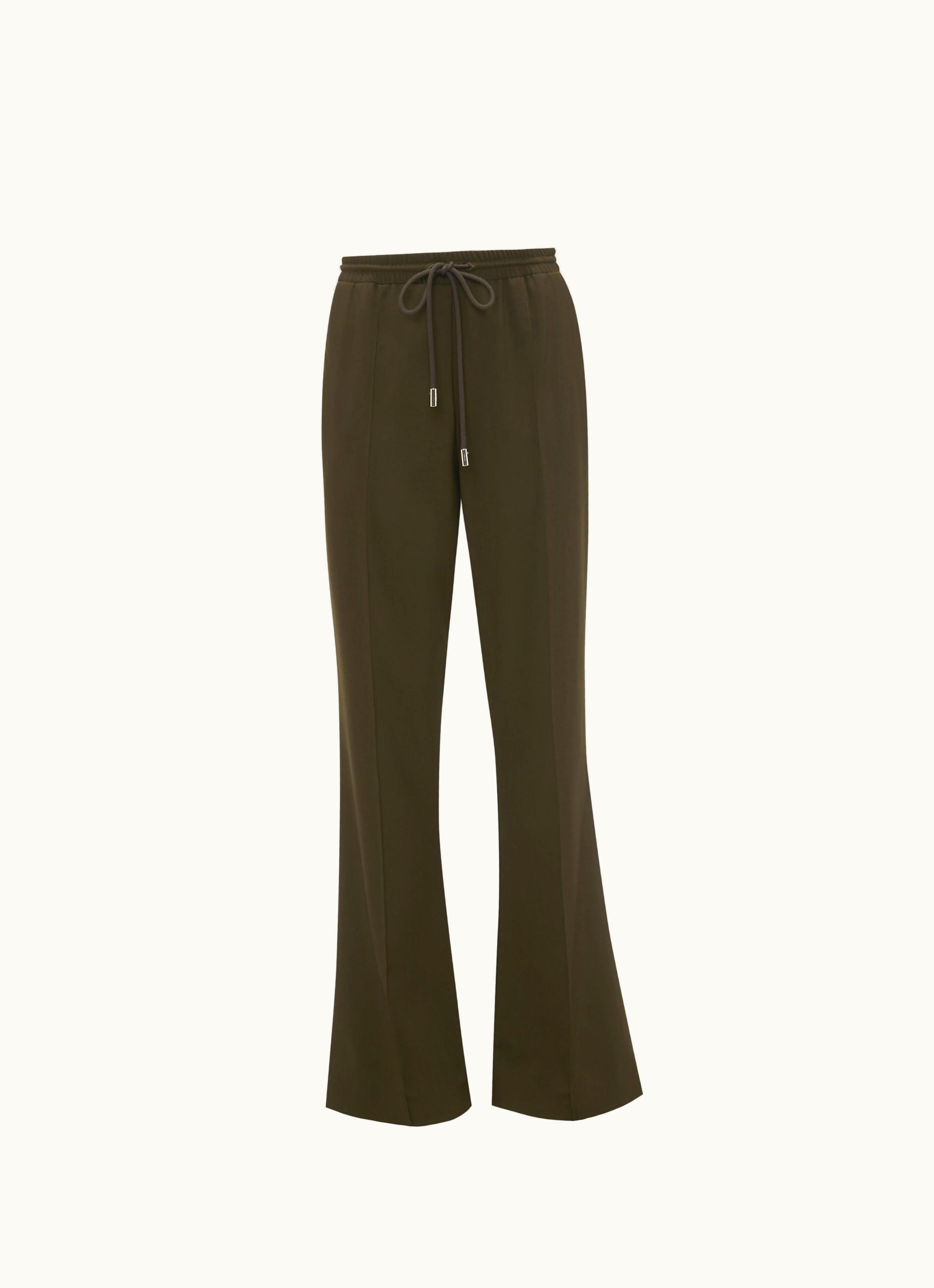 JW Anderson JW Anderson Drawstring Tailored Trousers In Green