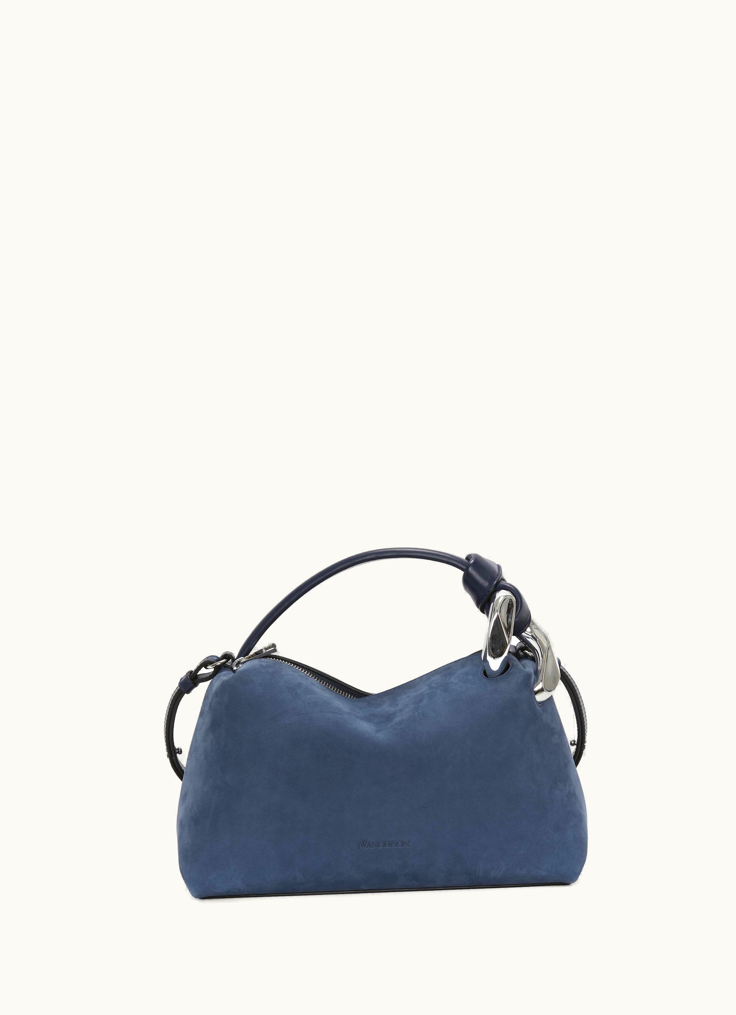 JW Anderson JW Anderson JWA Chain Link Leather Handbag Navy