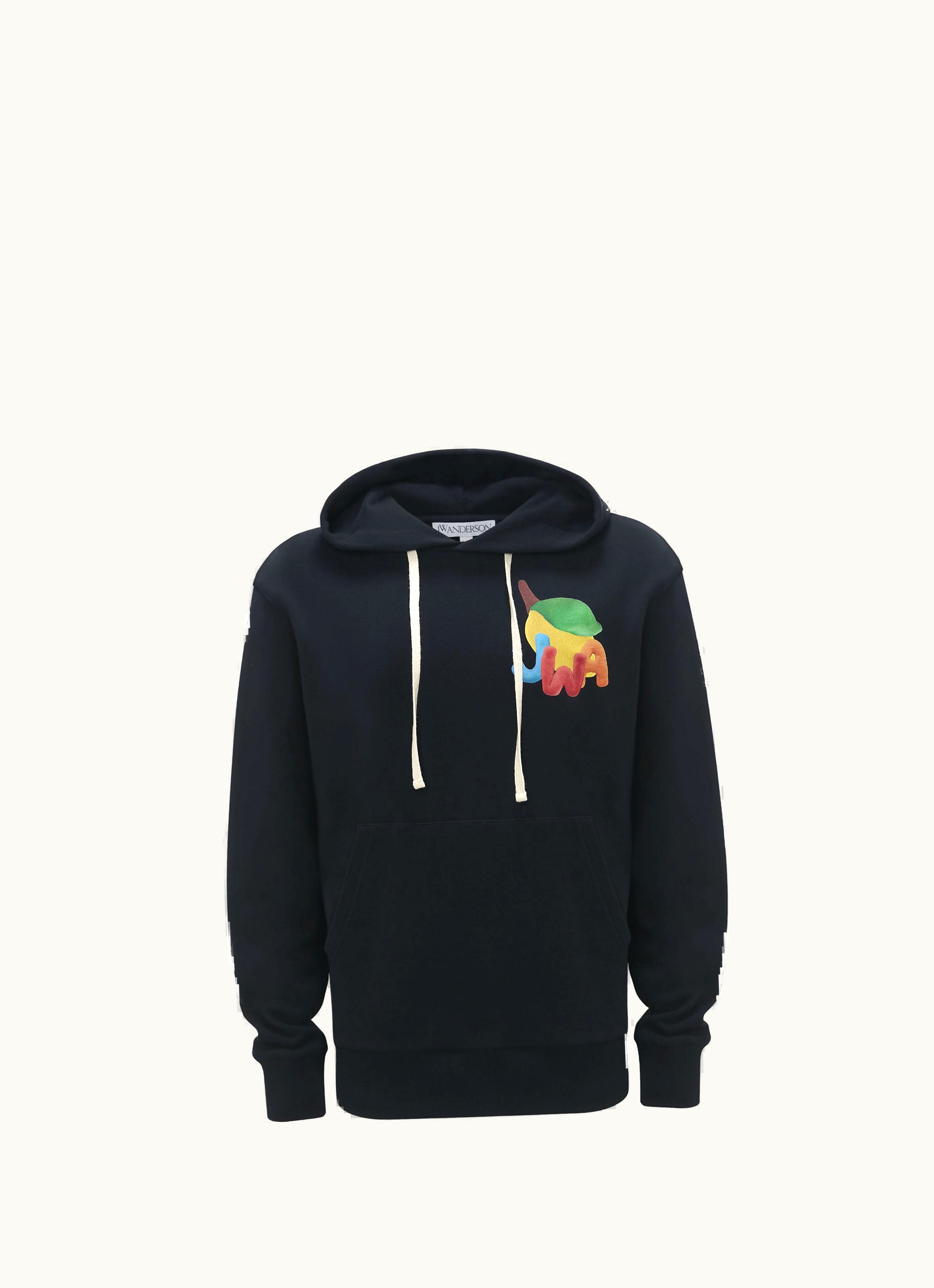 JW Anderson JW Anderson JWA Lemon Print Hoodie In Blue