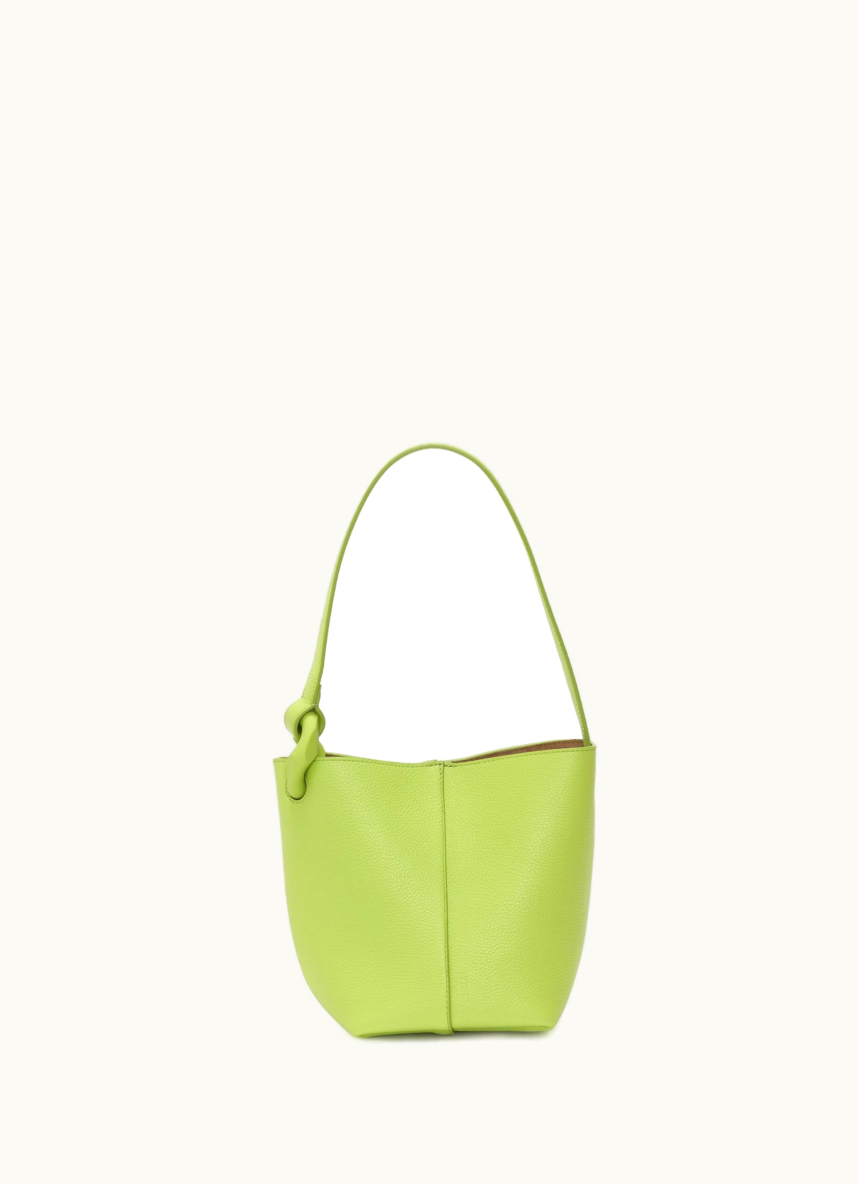 JW Anderson JW Anderson JWA Corner Bag - Leather Bucket Bag In Green