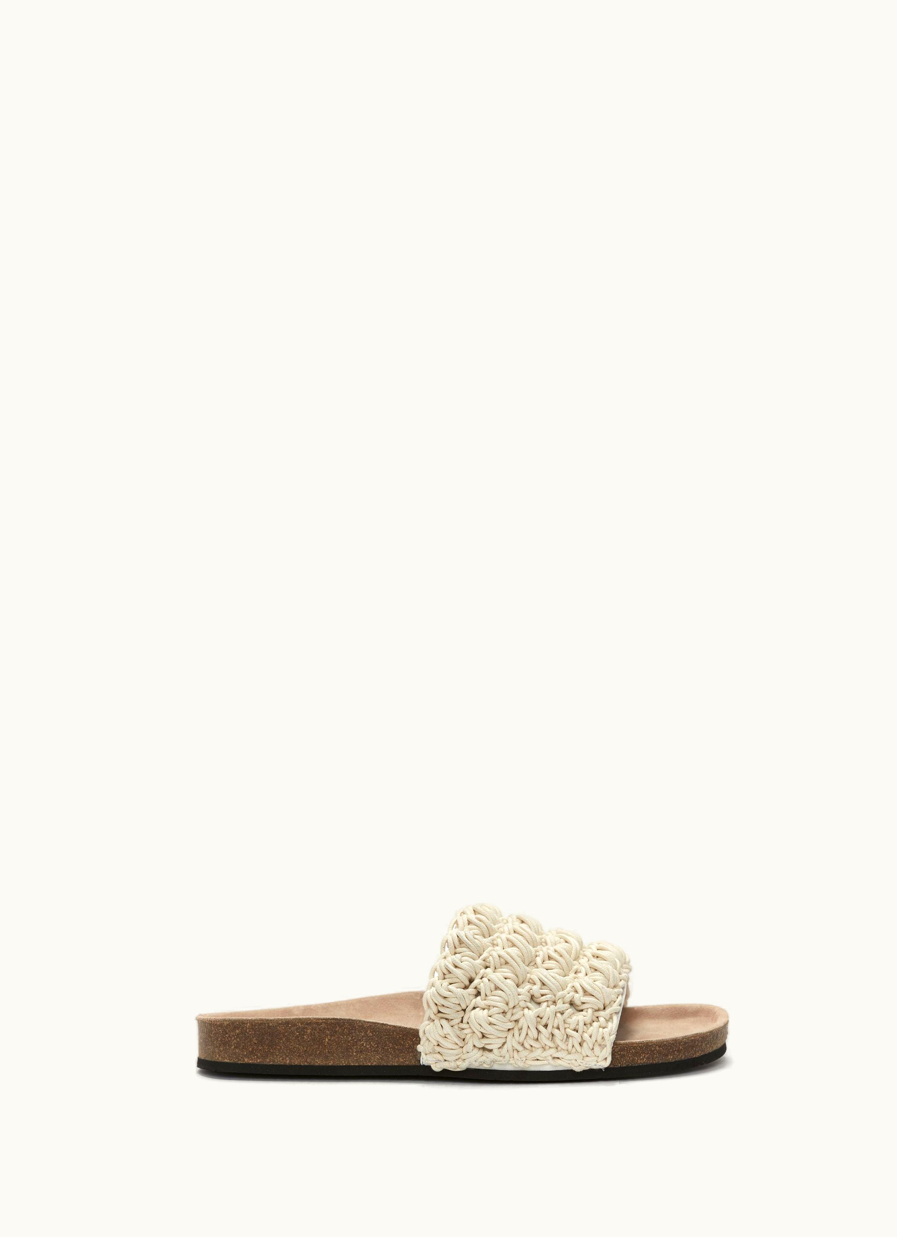 JW Anderson JW Anderson Popcorn Slides In Neutrals