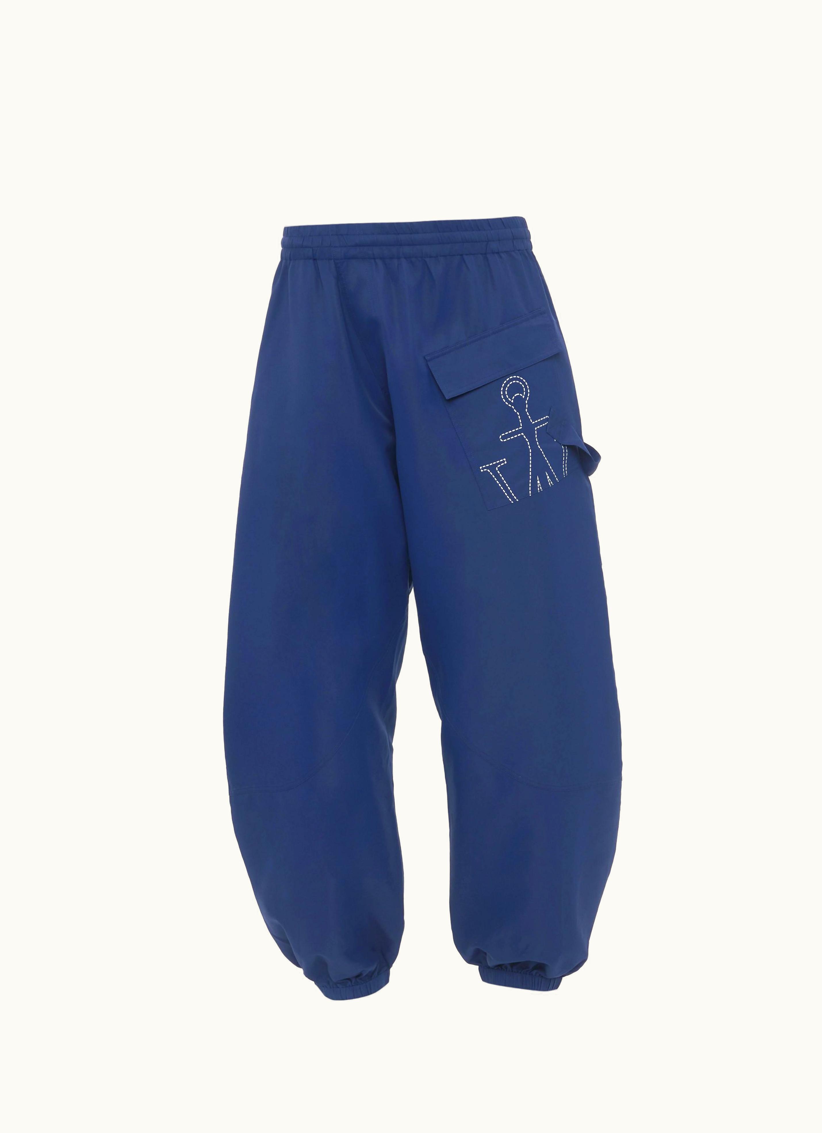 JW Anderson JW Anderson Twisted Anchor Print Joggers Airforce Blue