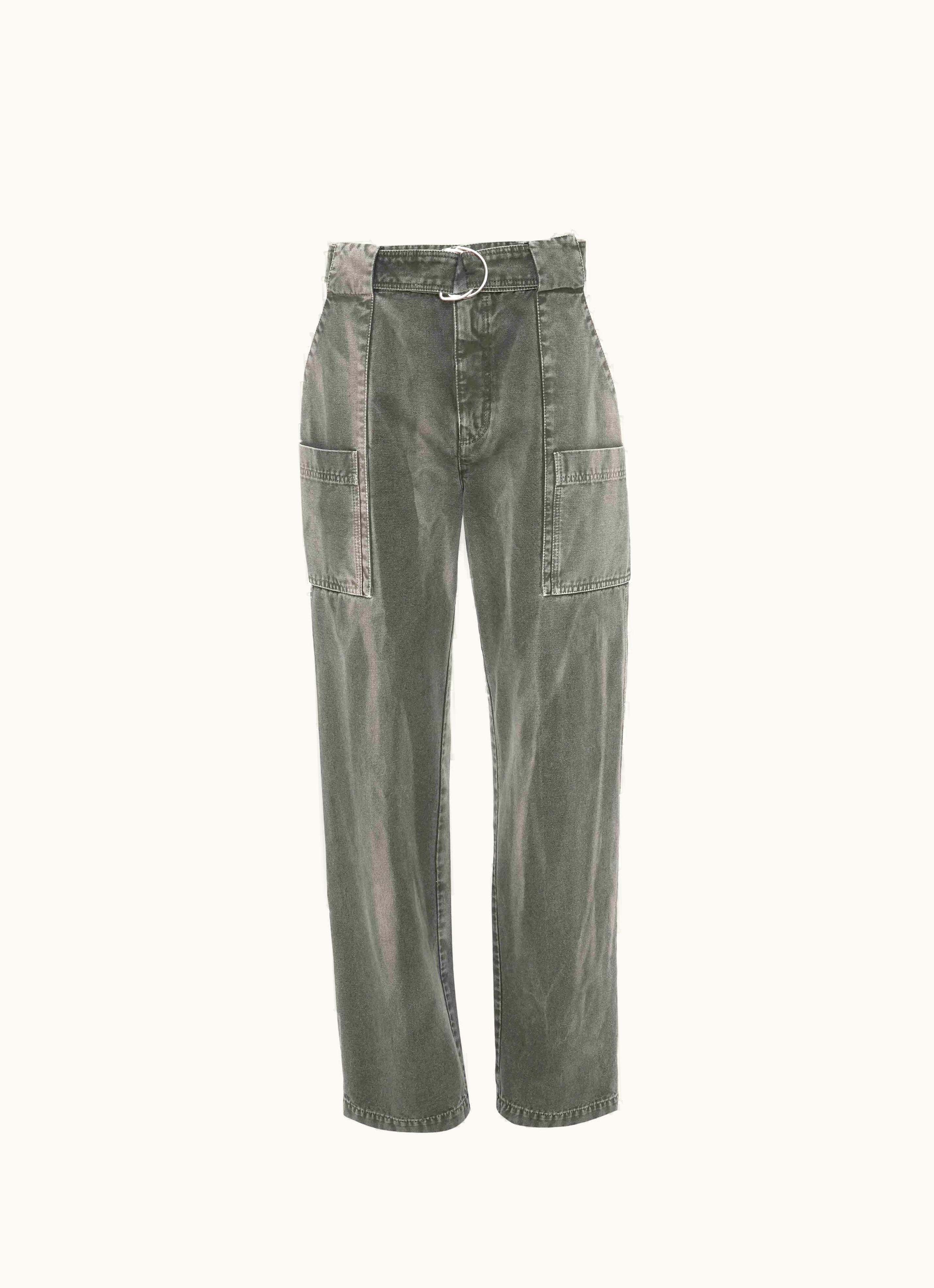 JW Anderson JW Anderson Wide Leg Cargo Trousers In Grey