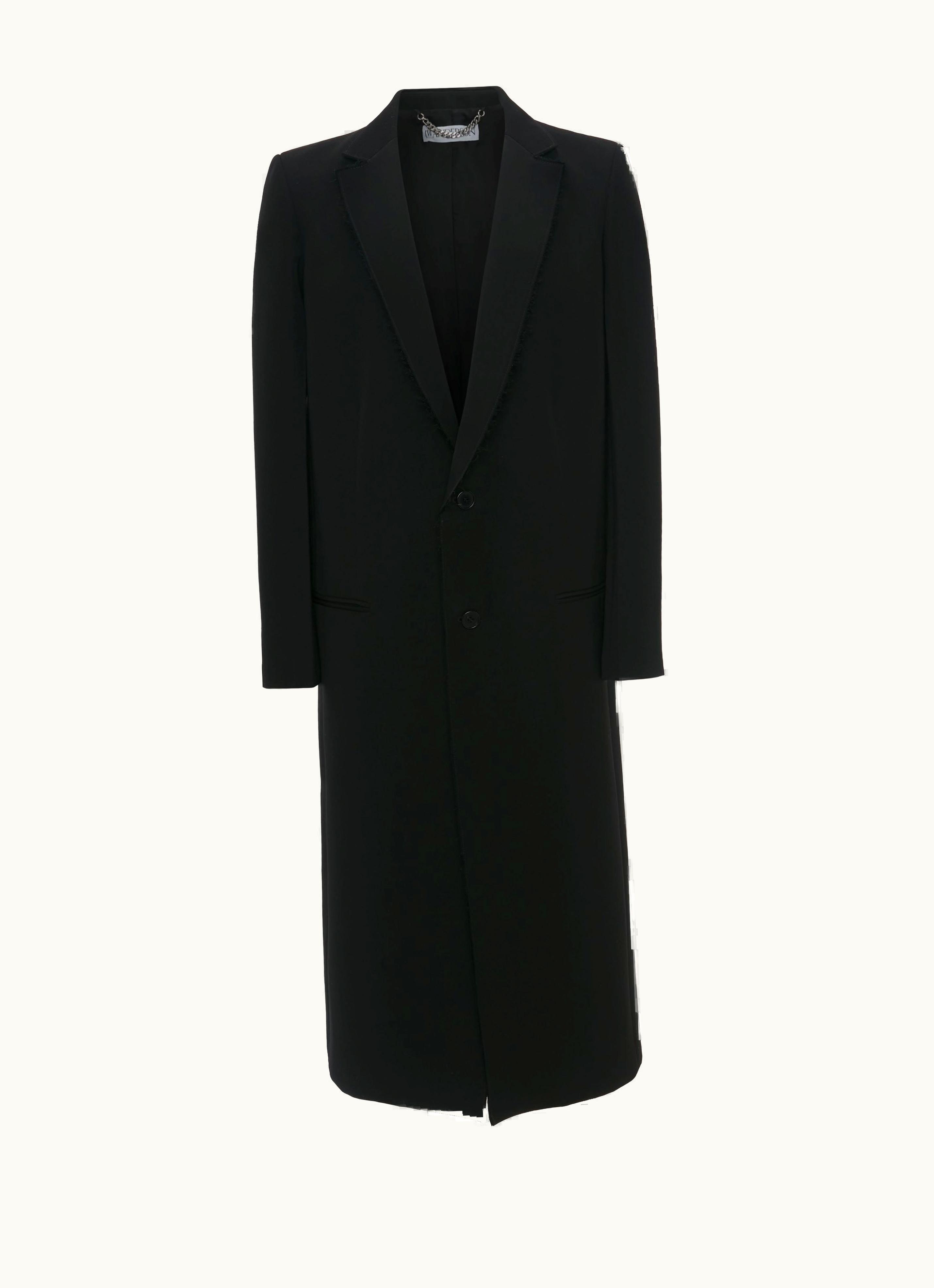 JW Anderson JW Anderson Boxy Tuxedo Tailored Coat Black