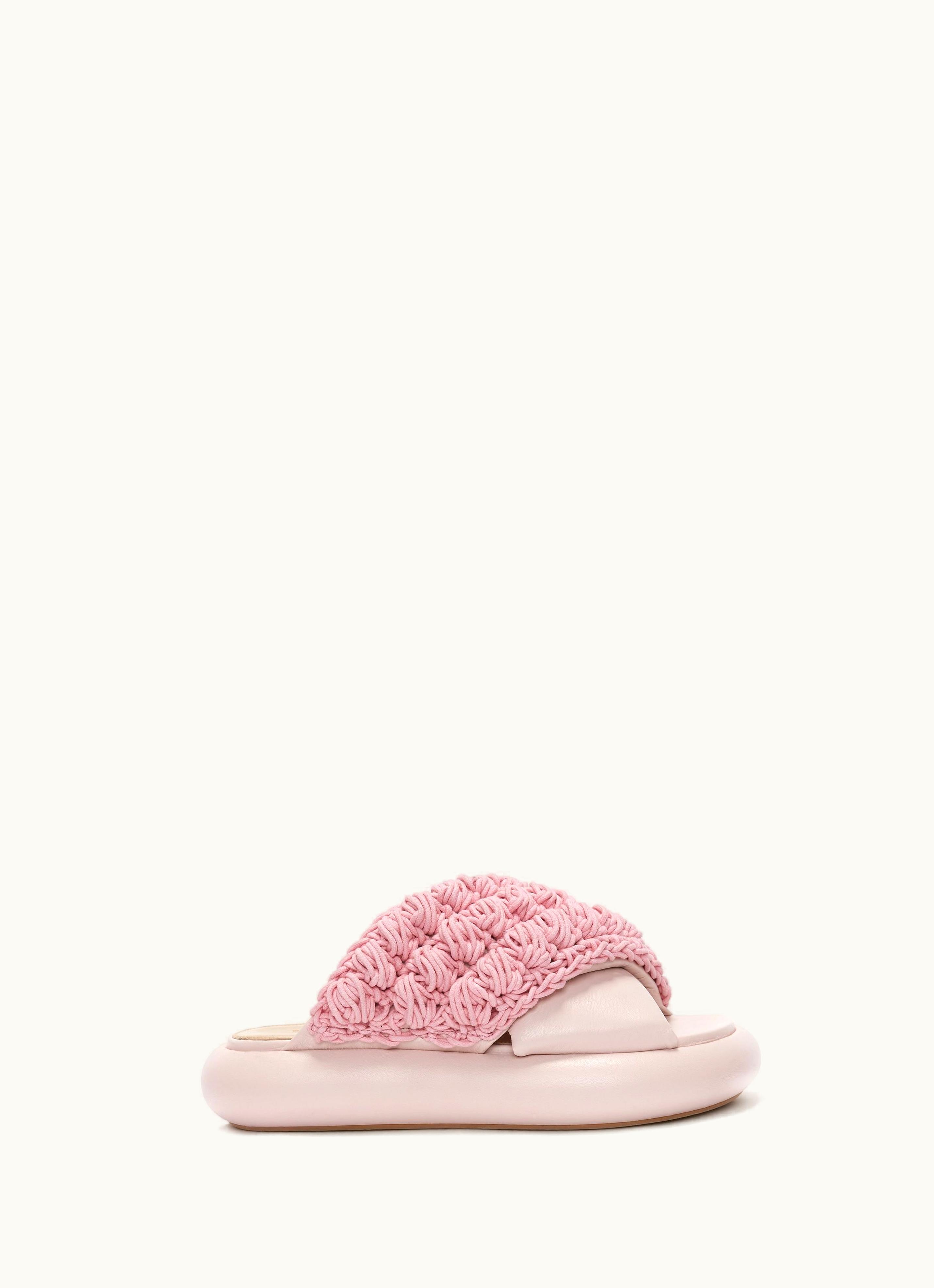 JW Anderson JW Anderson Popcorn Twist Platform Sandals In Pink