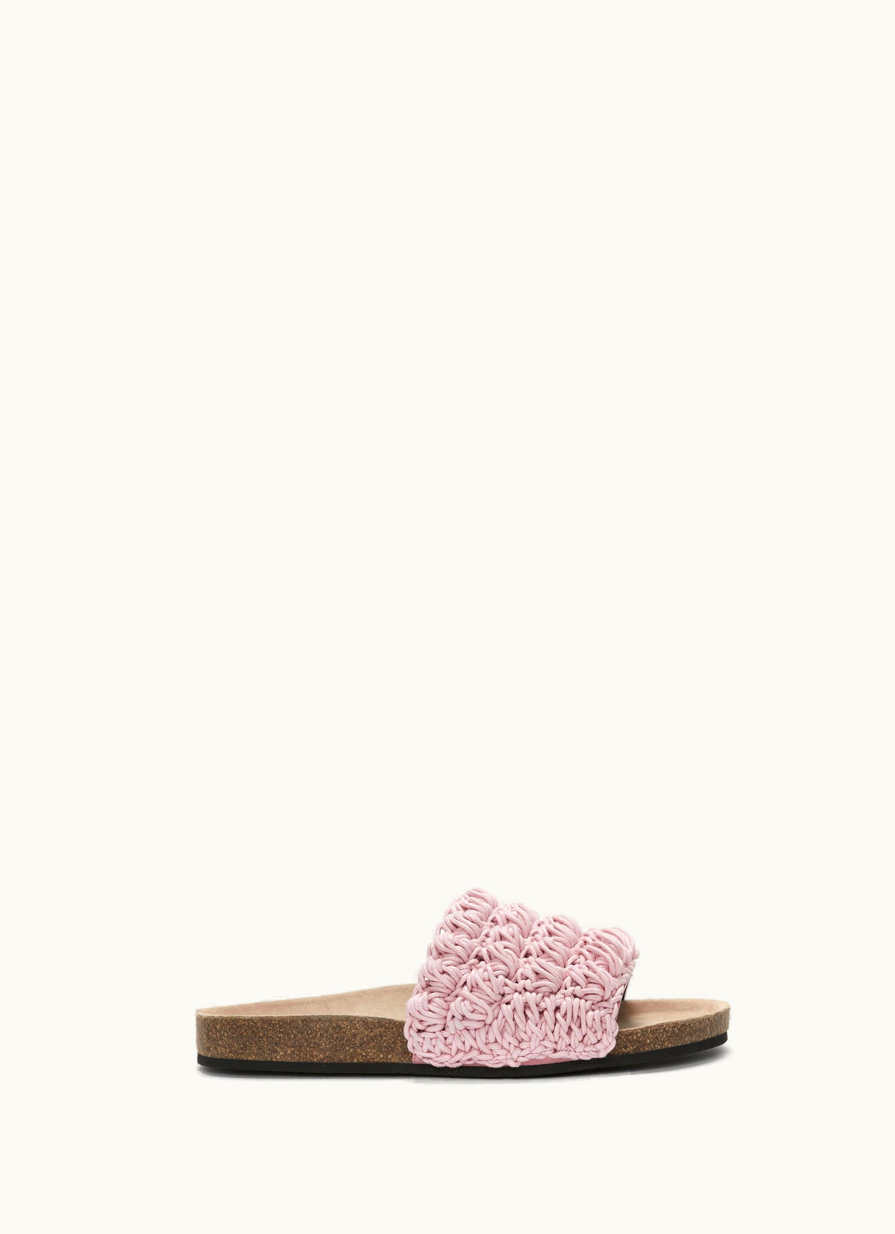 JW Anderson JW Anderson Popcorn Slides In Pink