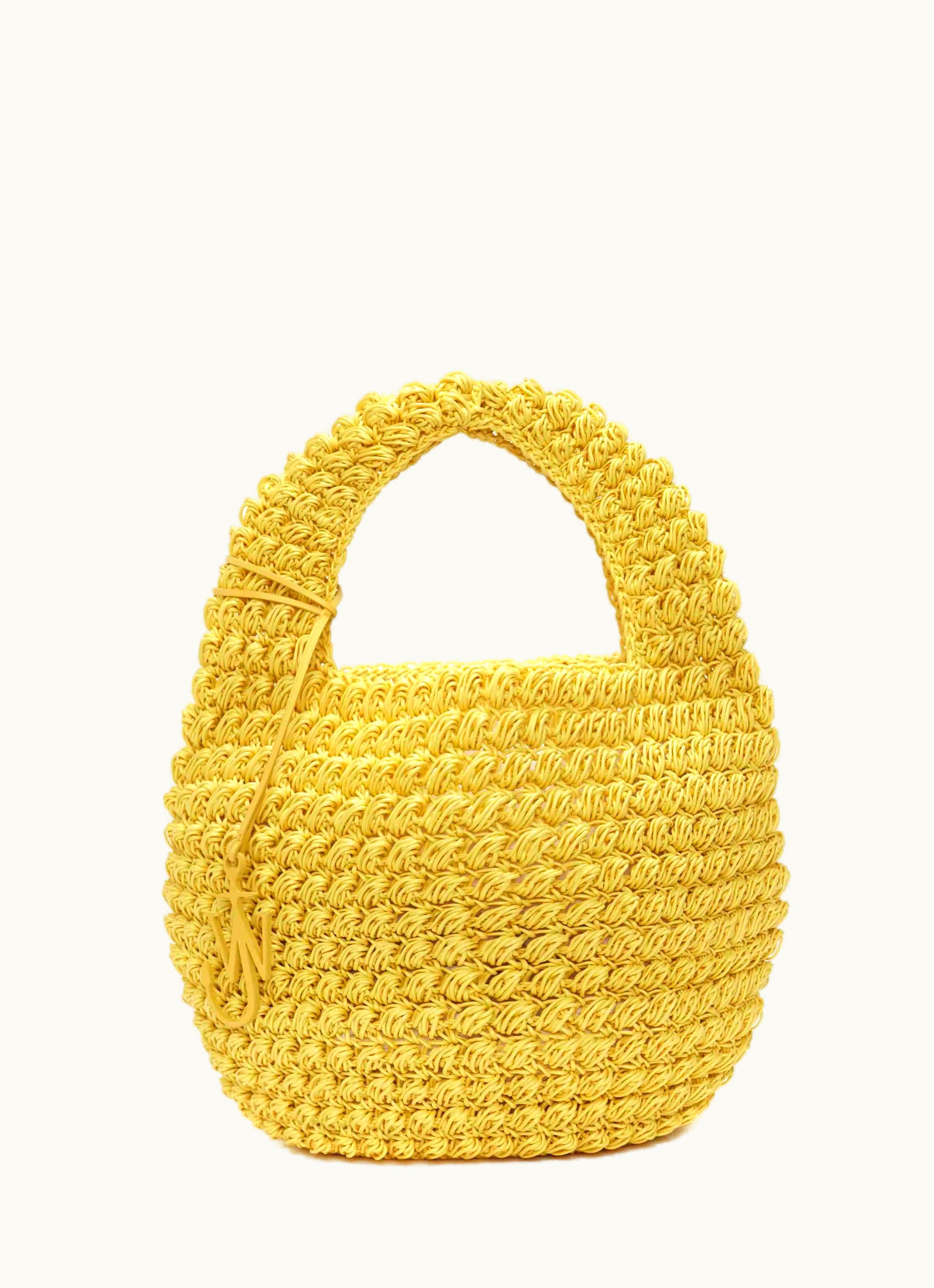 JW Anderson JW Anderson Large Popcorn Basket - Tote Bag In Yellow