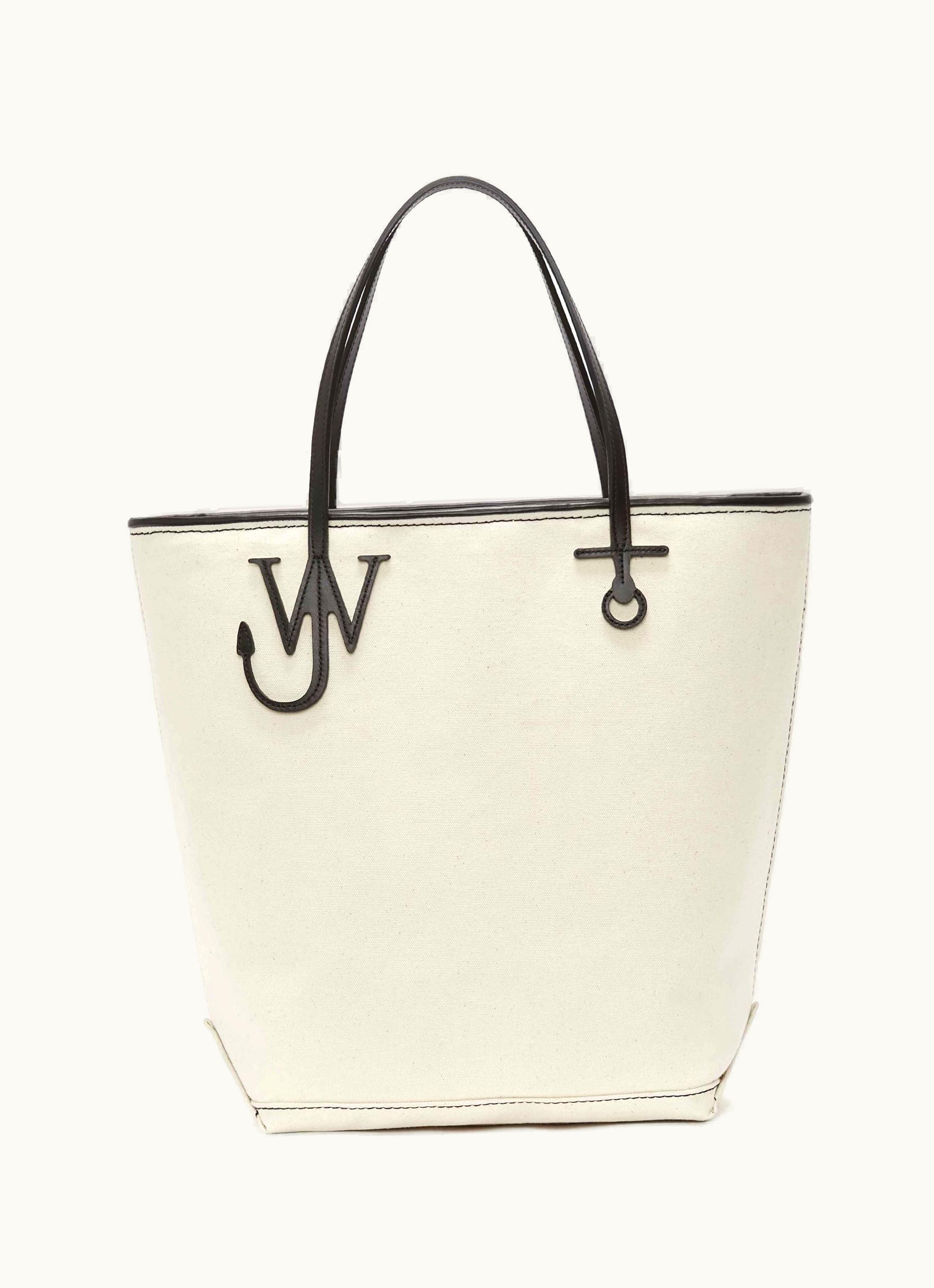 JW Anderson JW Anderson Tall Anchor Tote - Canvas Tote Bag In Neutrals