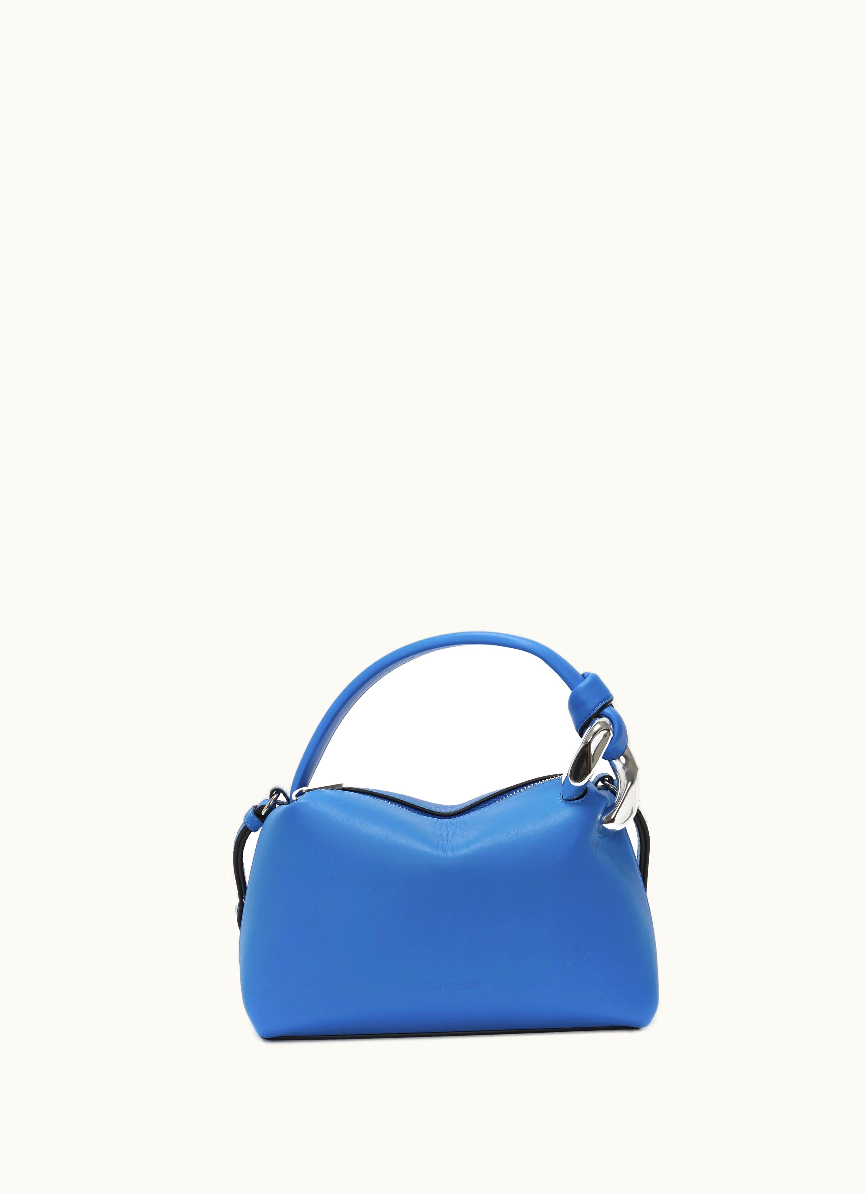 JW Anderson JW Anderson Small JWA Corner Bag - Leather Bag In Blue