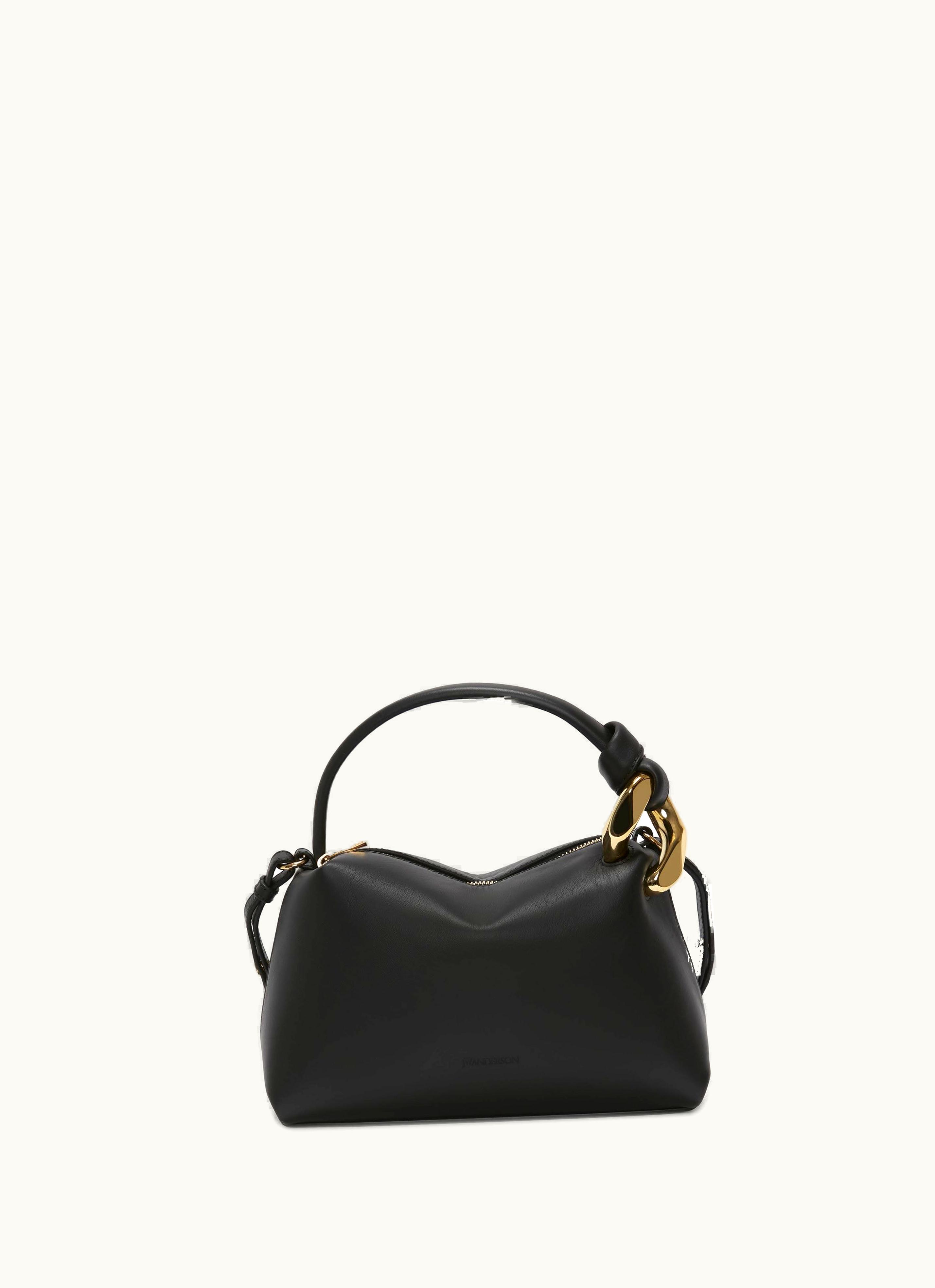 JW Anderson JW Anderson Small JWA Corner Bag - Leather Bag In Black