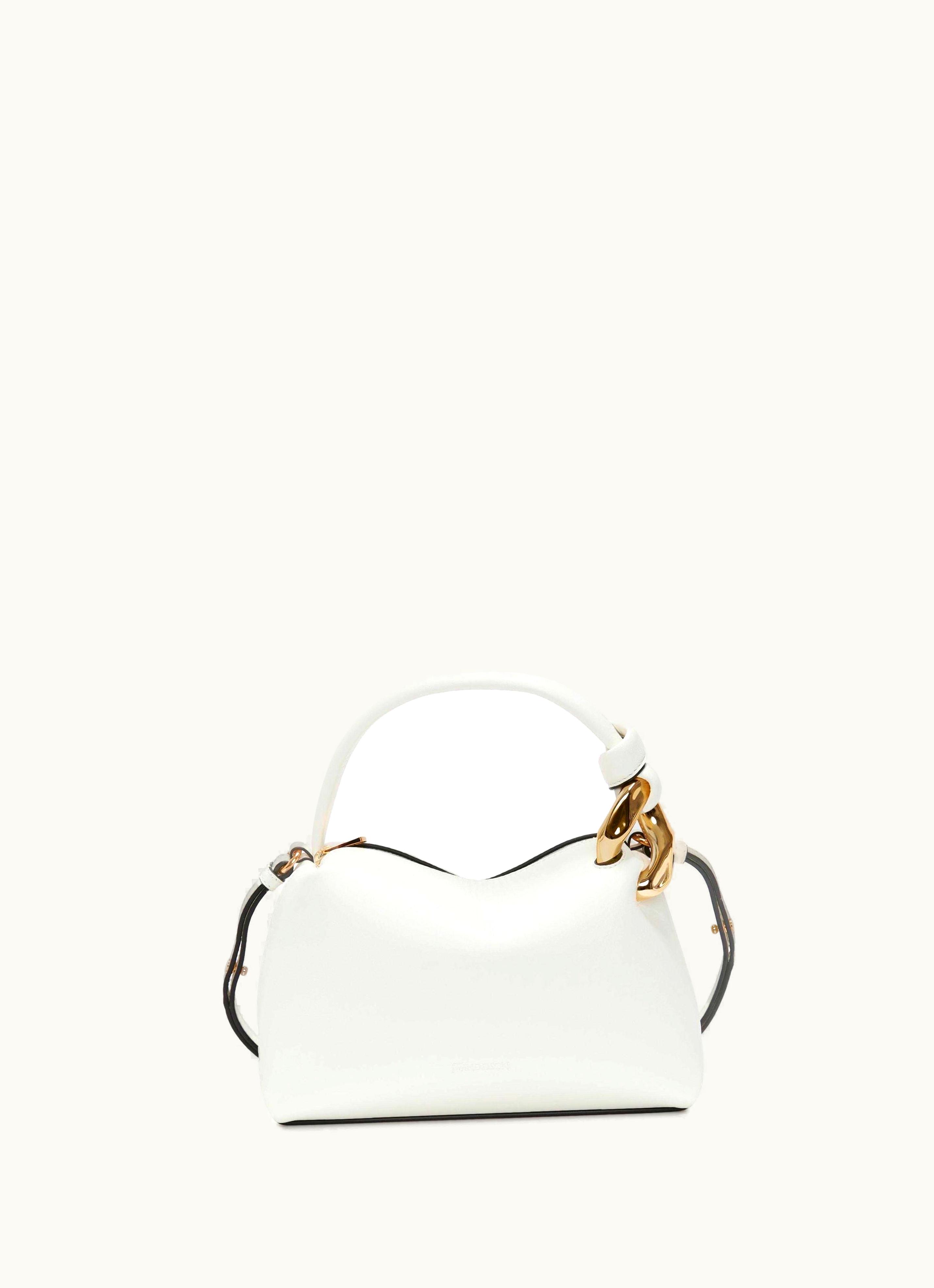 JW Anderson JW Anderson Small JWA Corner Bag - Leather Bag In White