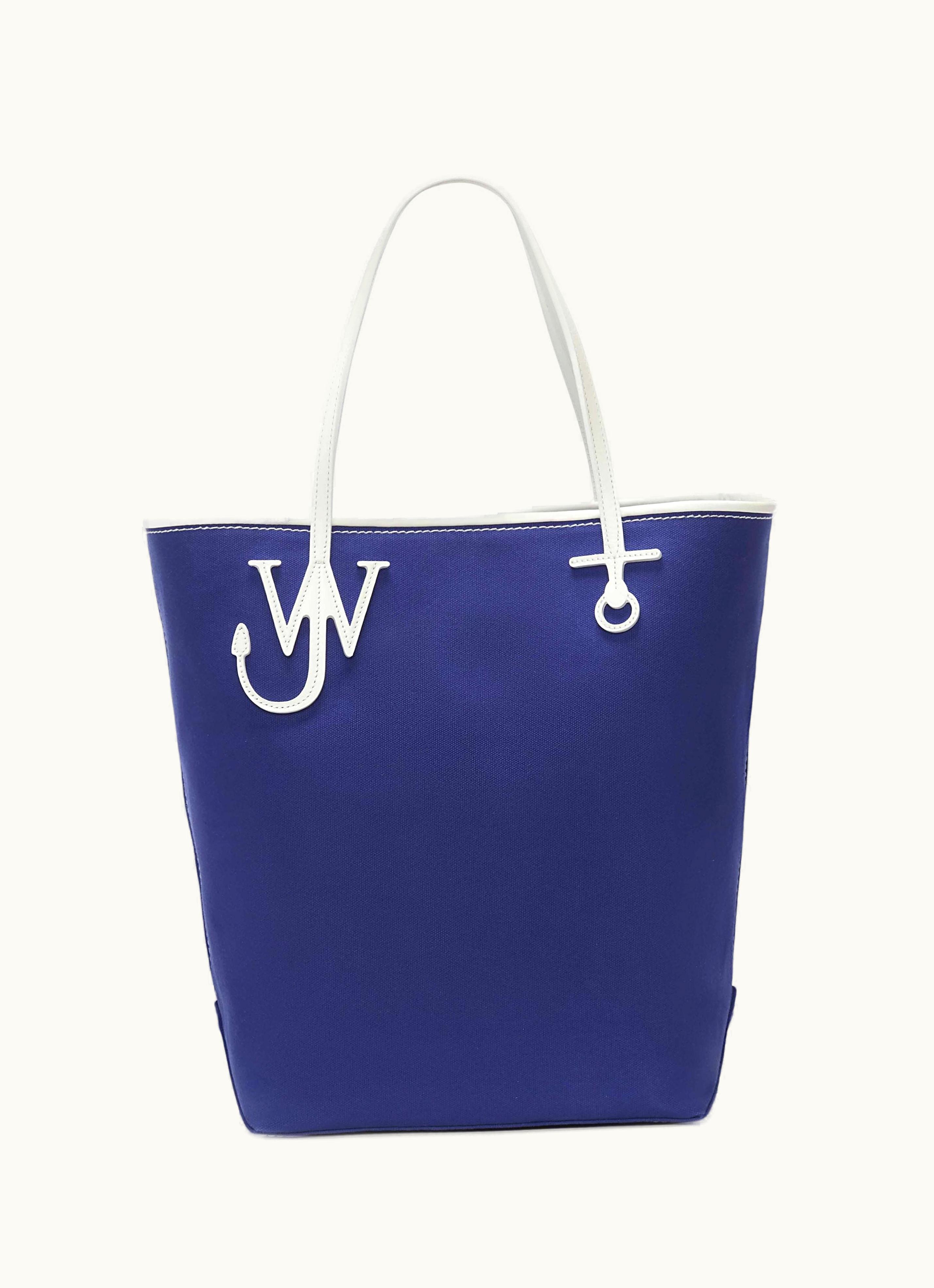 JW Anderson JW Anderson Tall Anchor Tote - Canvas Tote Bag In Blue