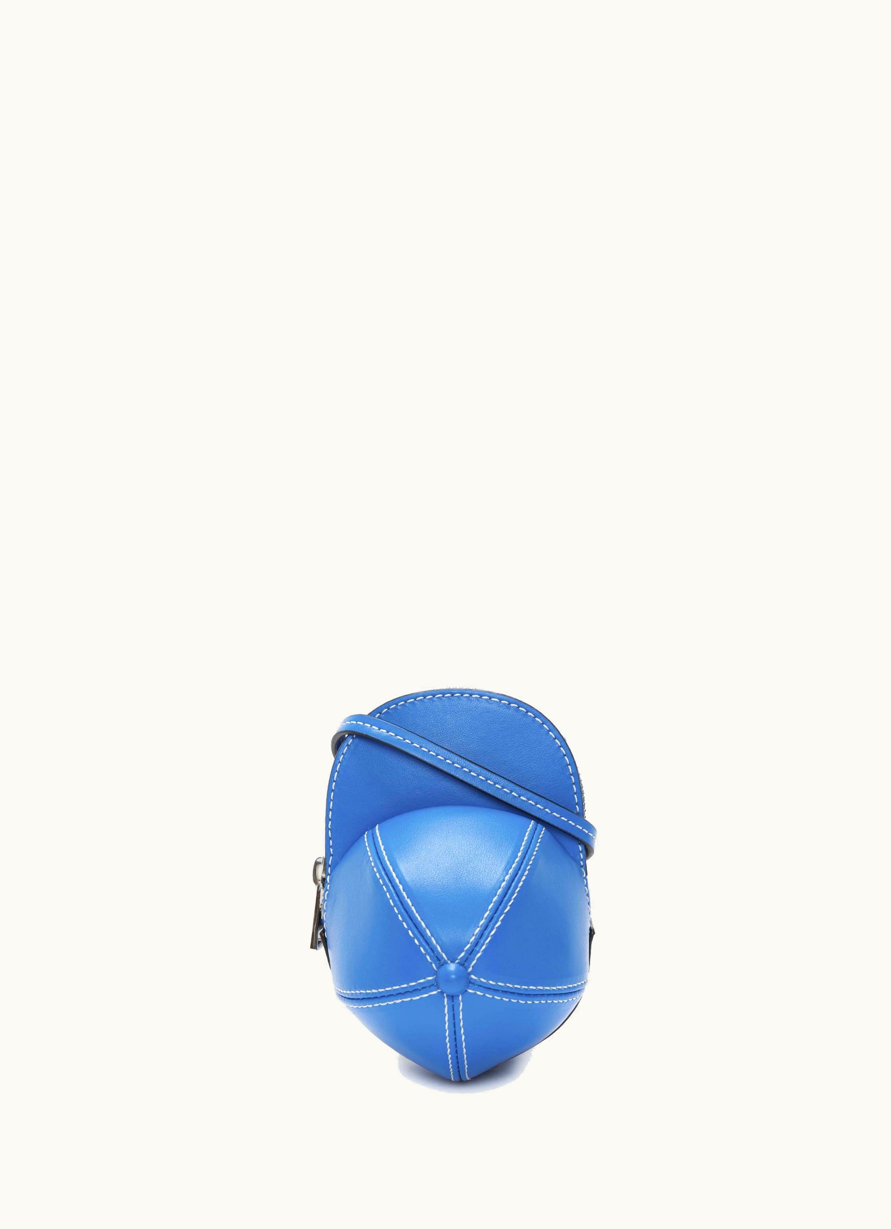 JW Anderson JW Anderson Mini Cap Bag - Leather Crossbody Bag In Blue