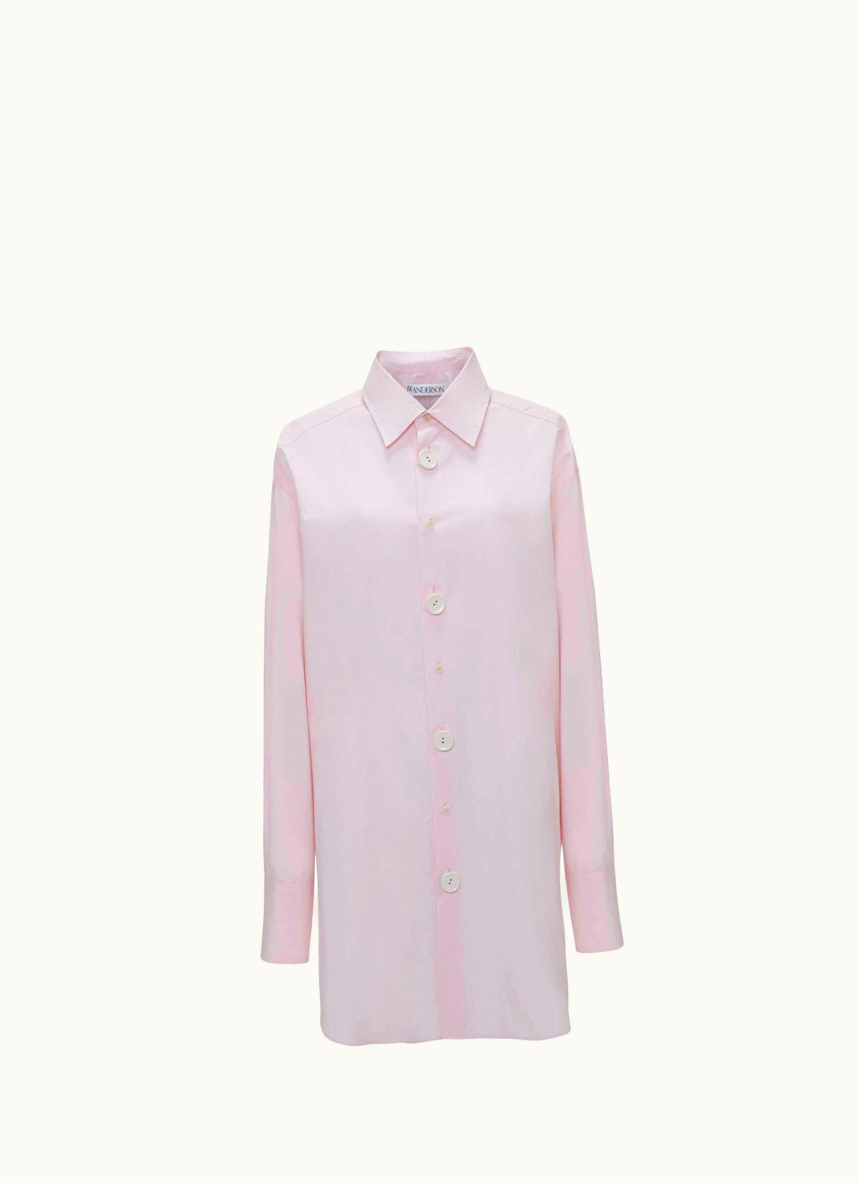 JW Anderson JW Anderson Oversized Shirt SH0299PG1090300 Classic Shirting Fabric Pink