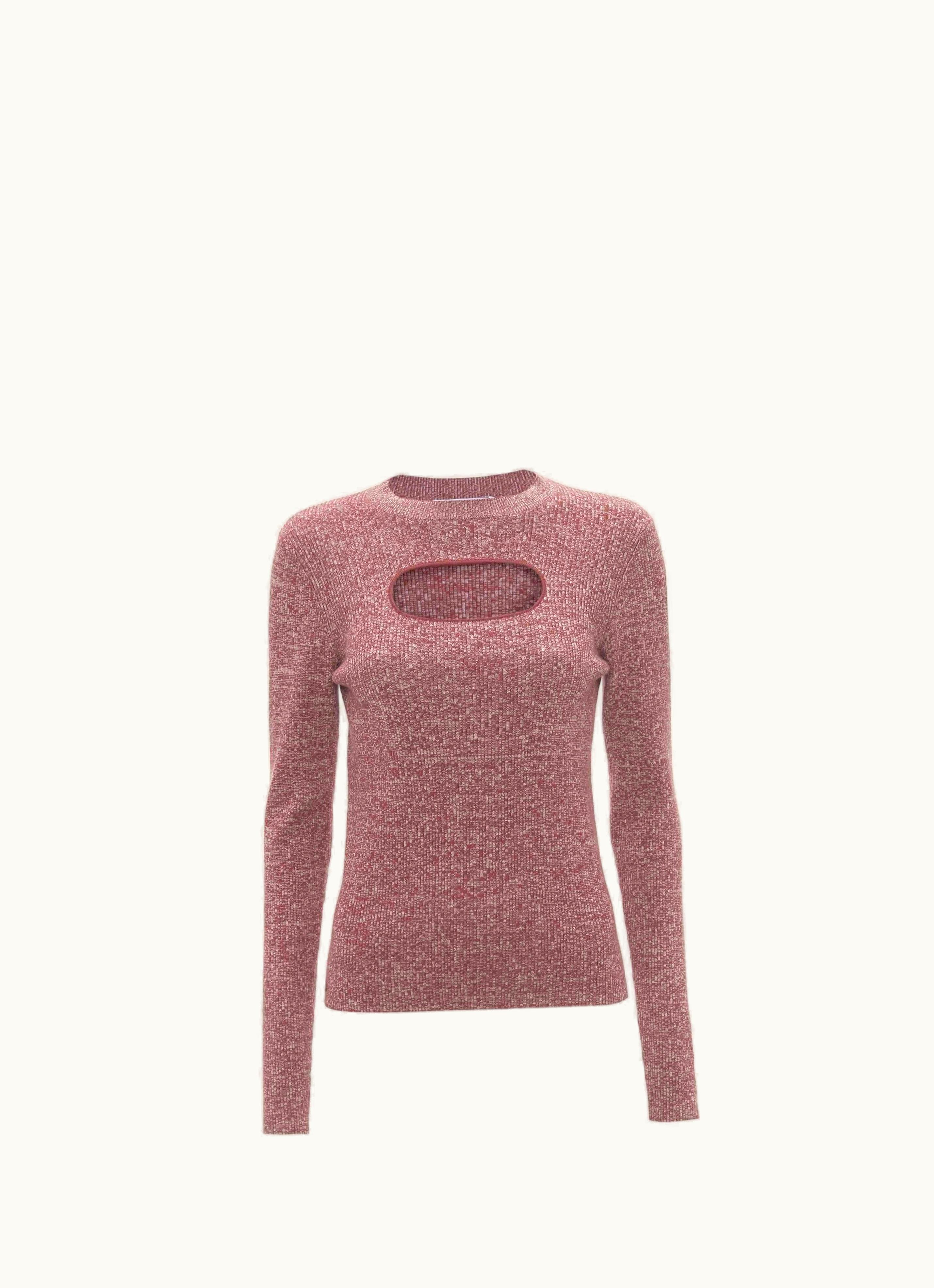 JW Anderson JW Anderson Front CUT-OUT Top In Pink