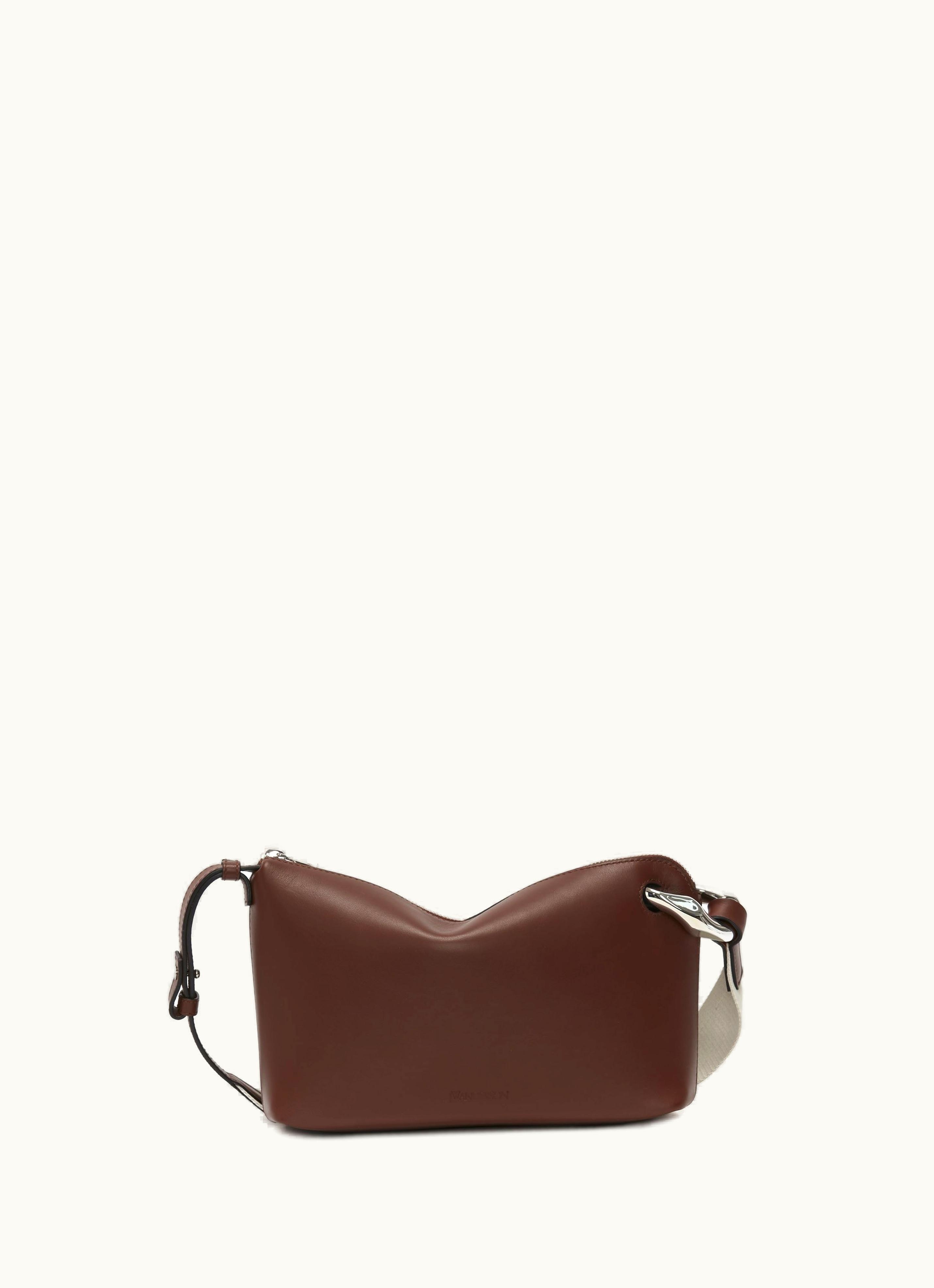 JW Anderson JW Anderson Small JWA Corner Bag - Leather Crossbody Bag In Brown