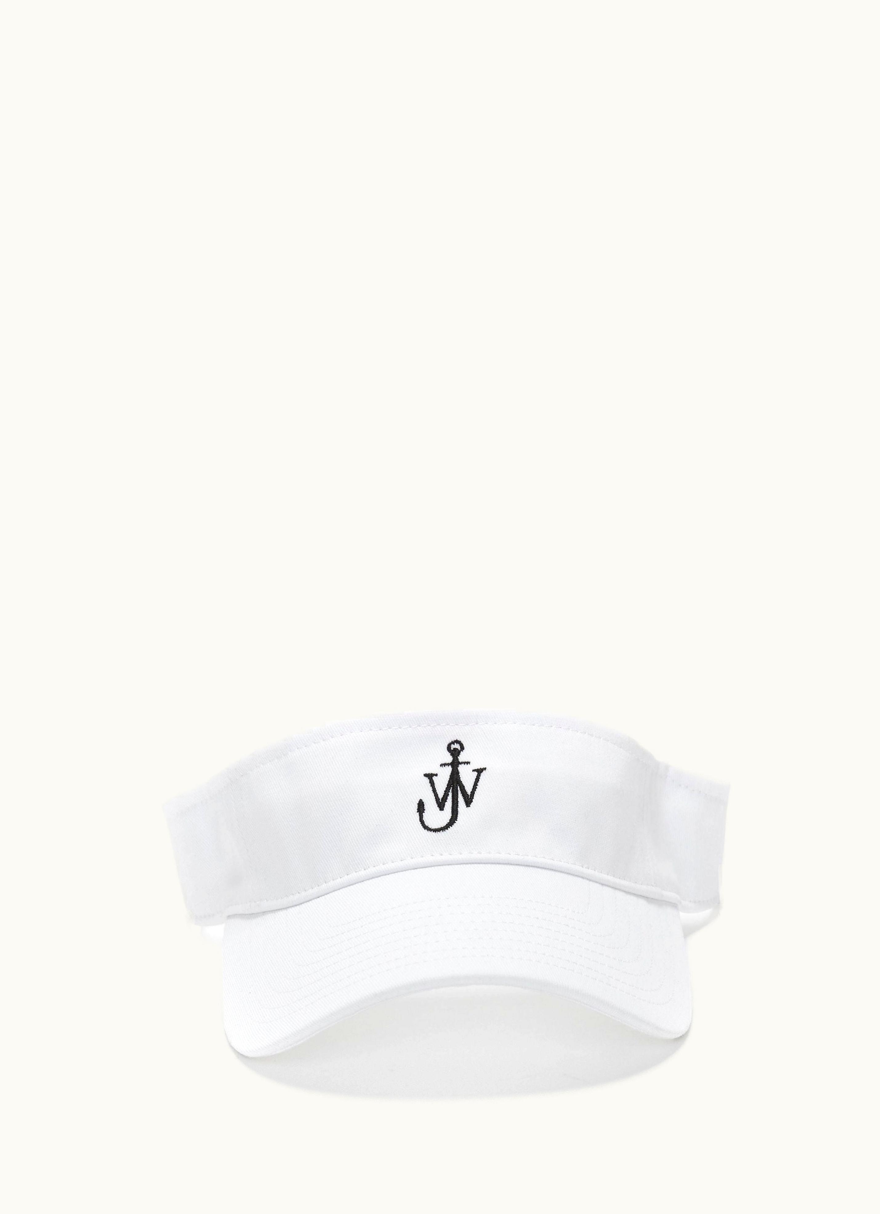 JW Anderson JW Anderson Visor With Anchor Logo In White