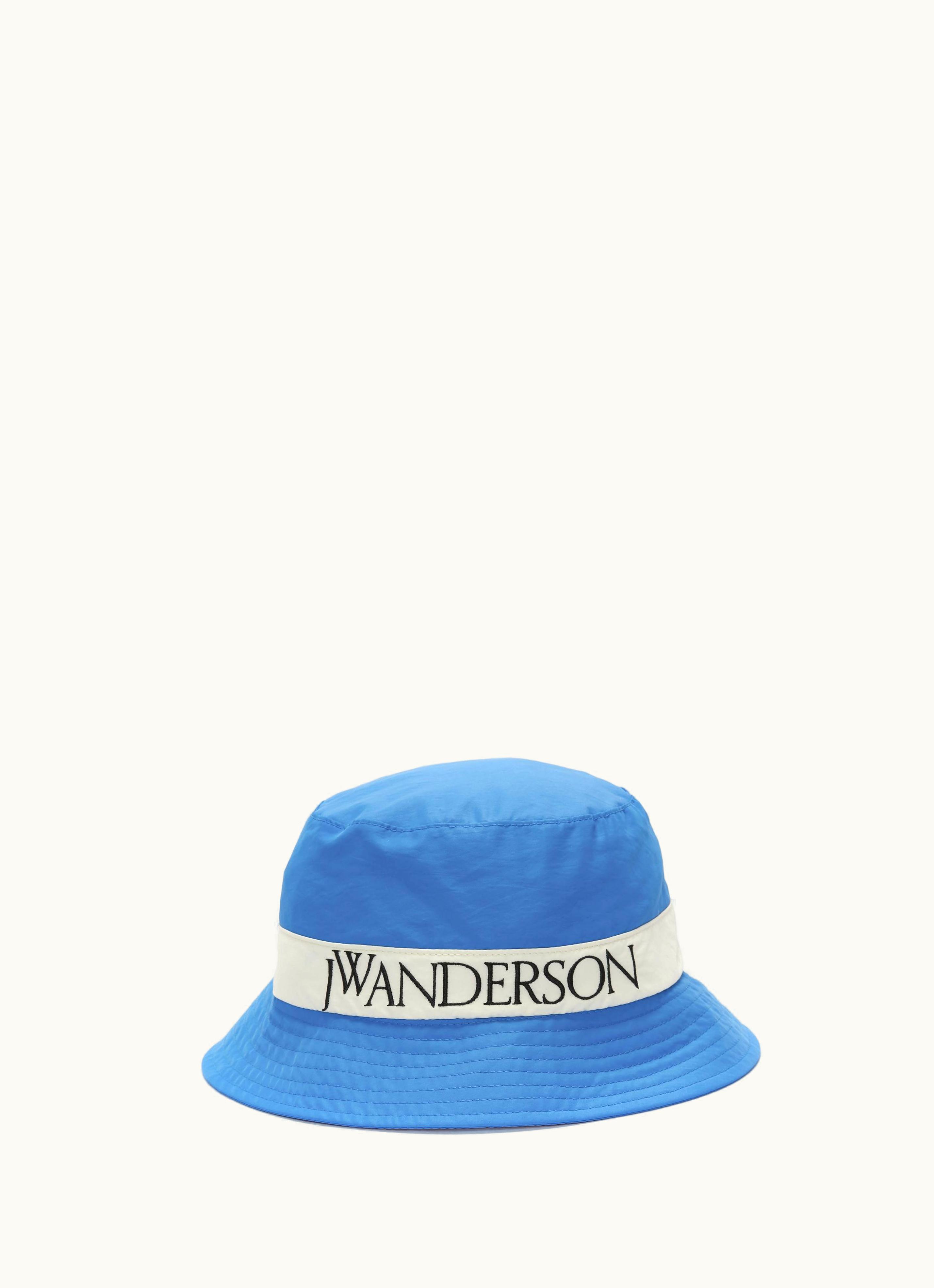 JW Anderson JW Anderson Bucket Hat With Logo In Blue