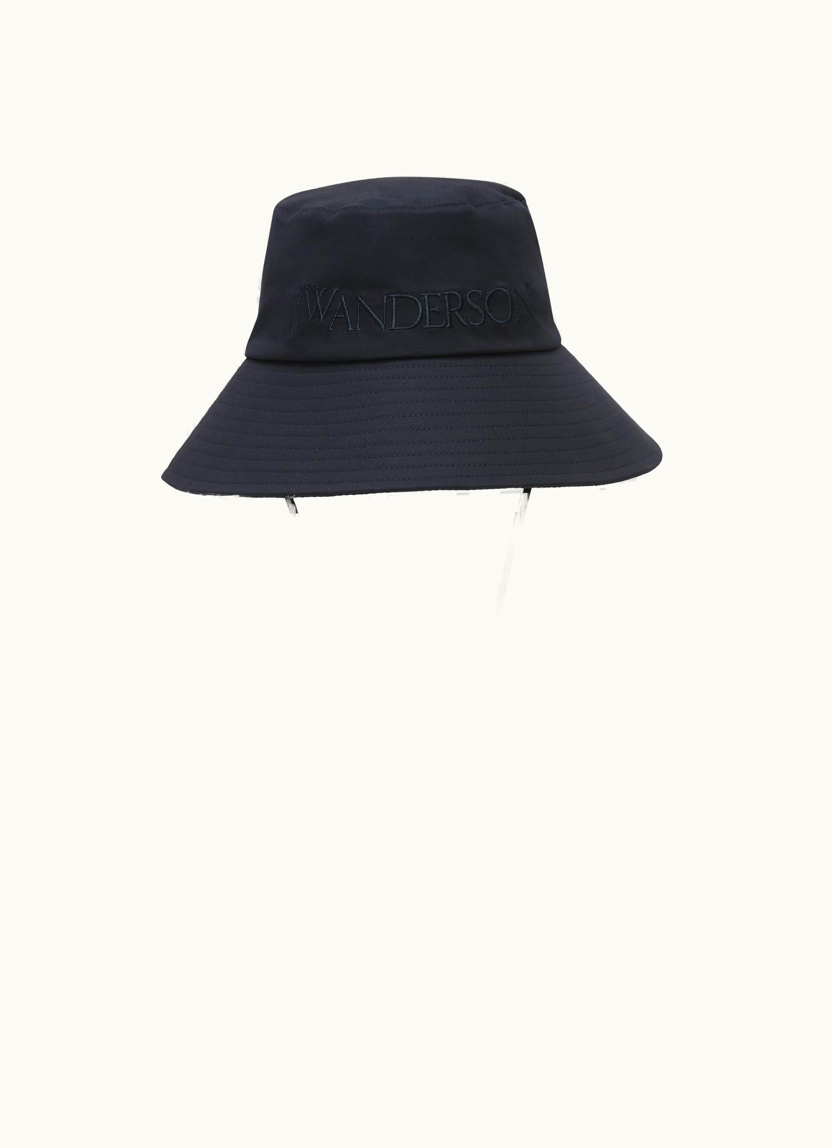 JW Anderson JW Anderson Shade Hat With Logo In Blue