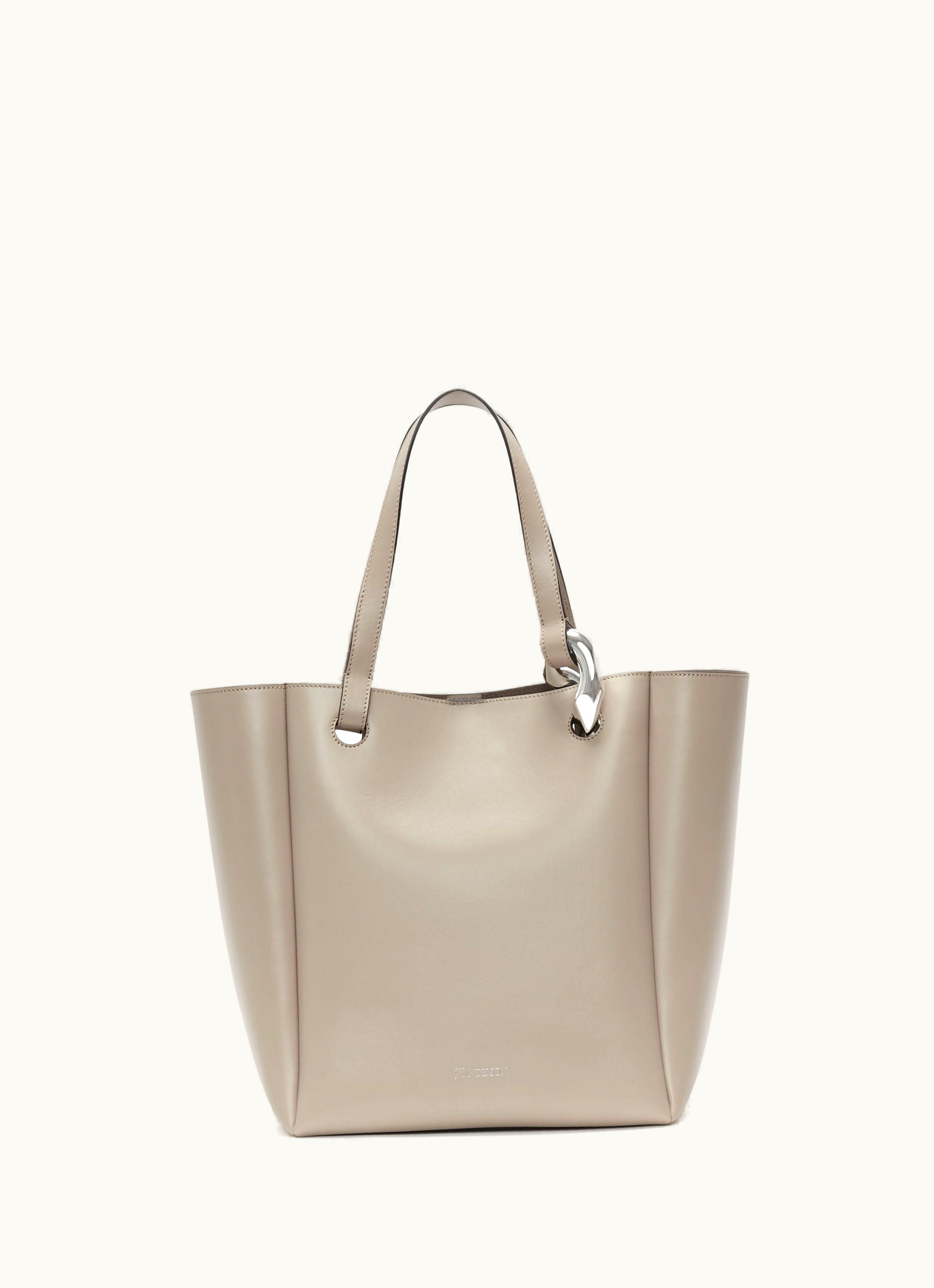 JW Anderson JW Anderson JWA Corner Tote - Leather Tote Bag In Neutrals