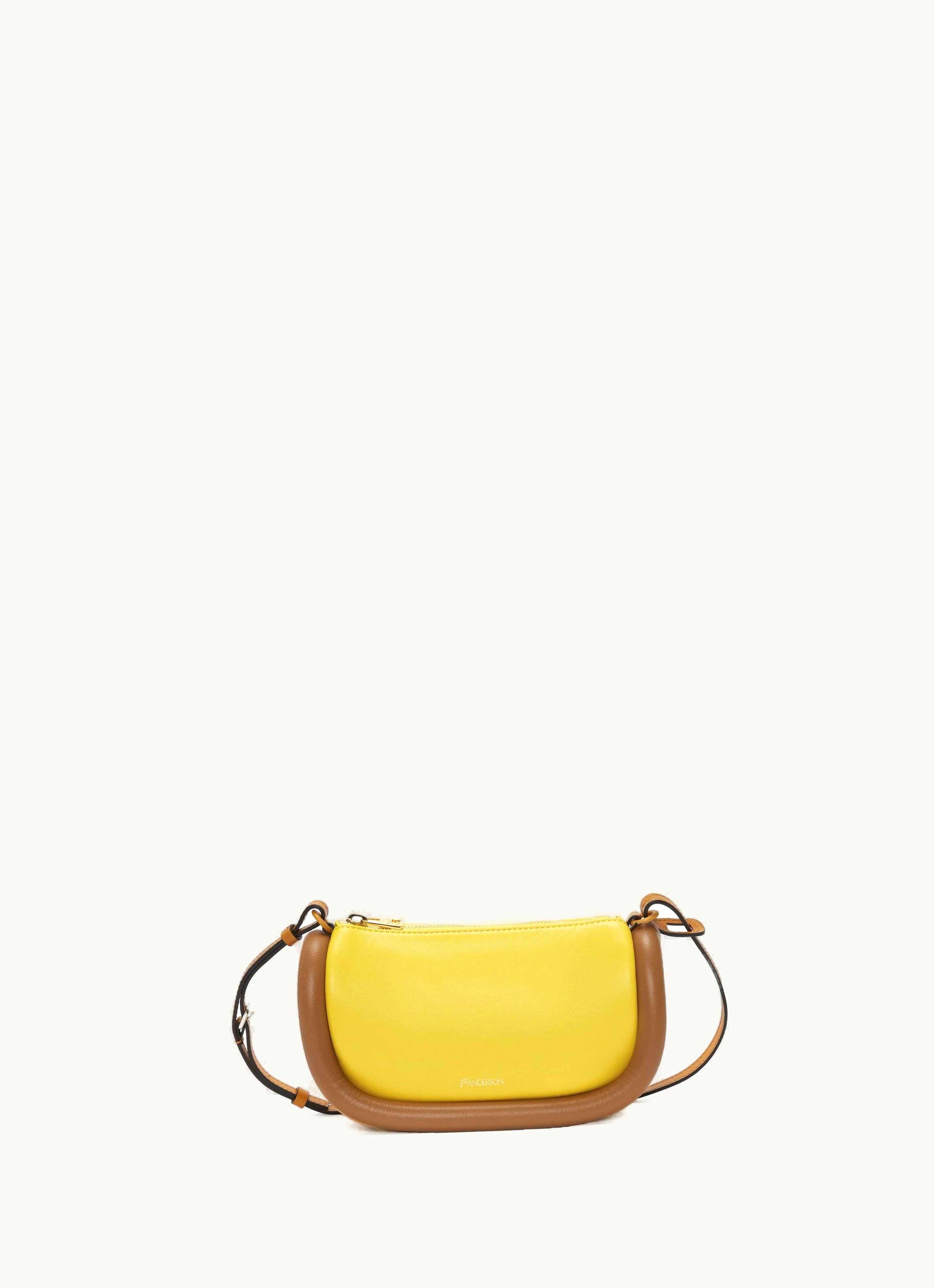 JW Anderson JW Anderson BUMPER-12 - Leather Crossbody Bag In Yellow